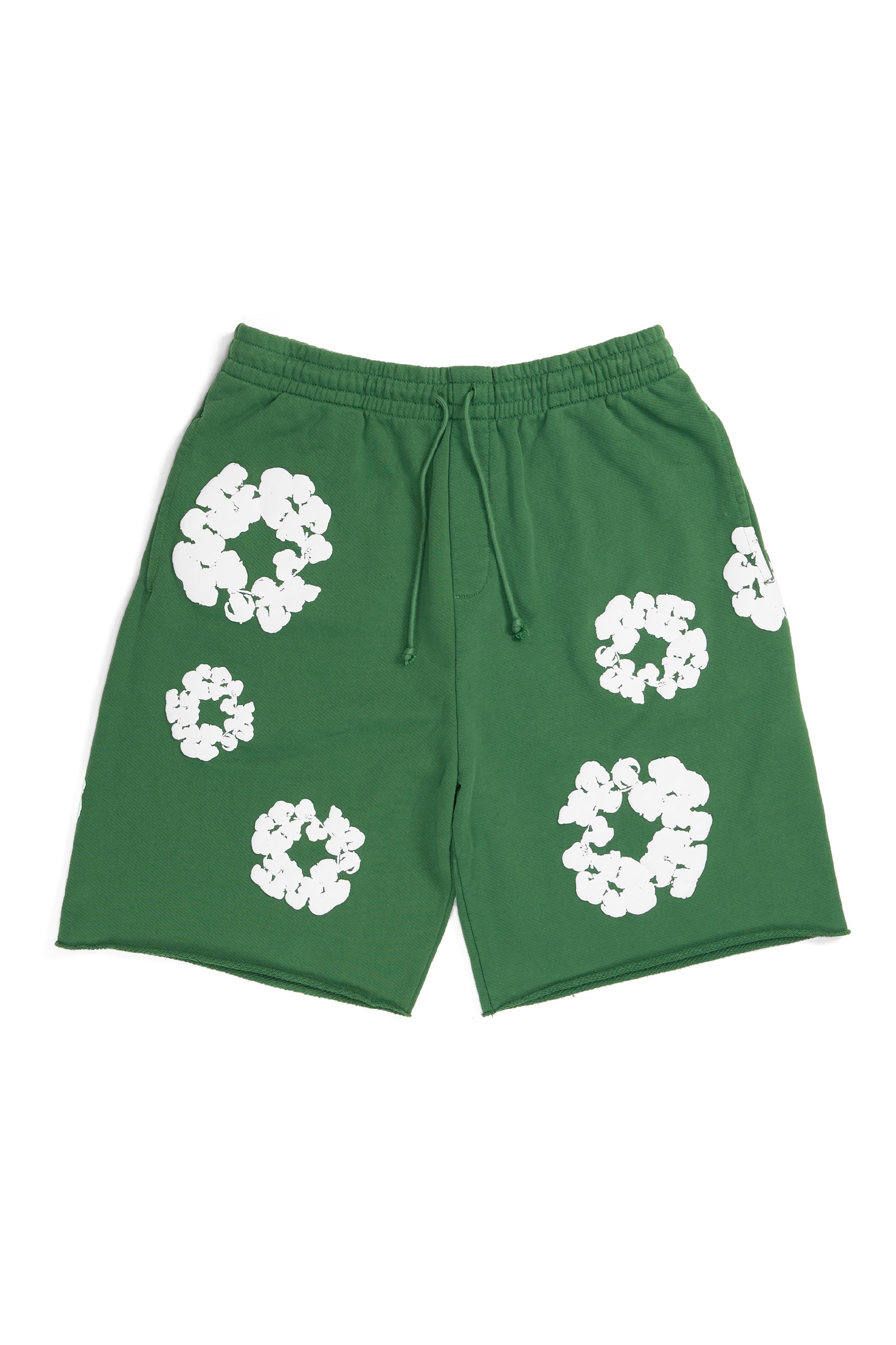 Cotton Wreath Shorts Green