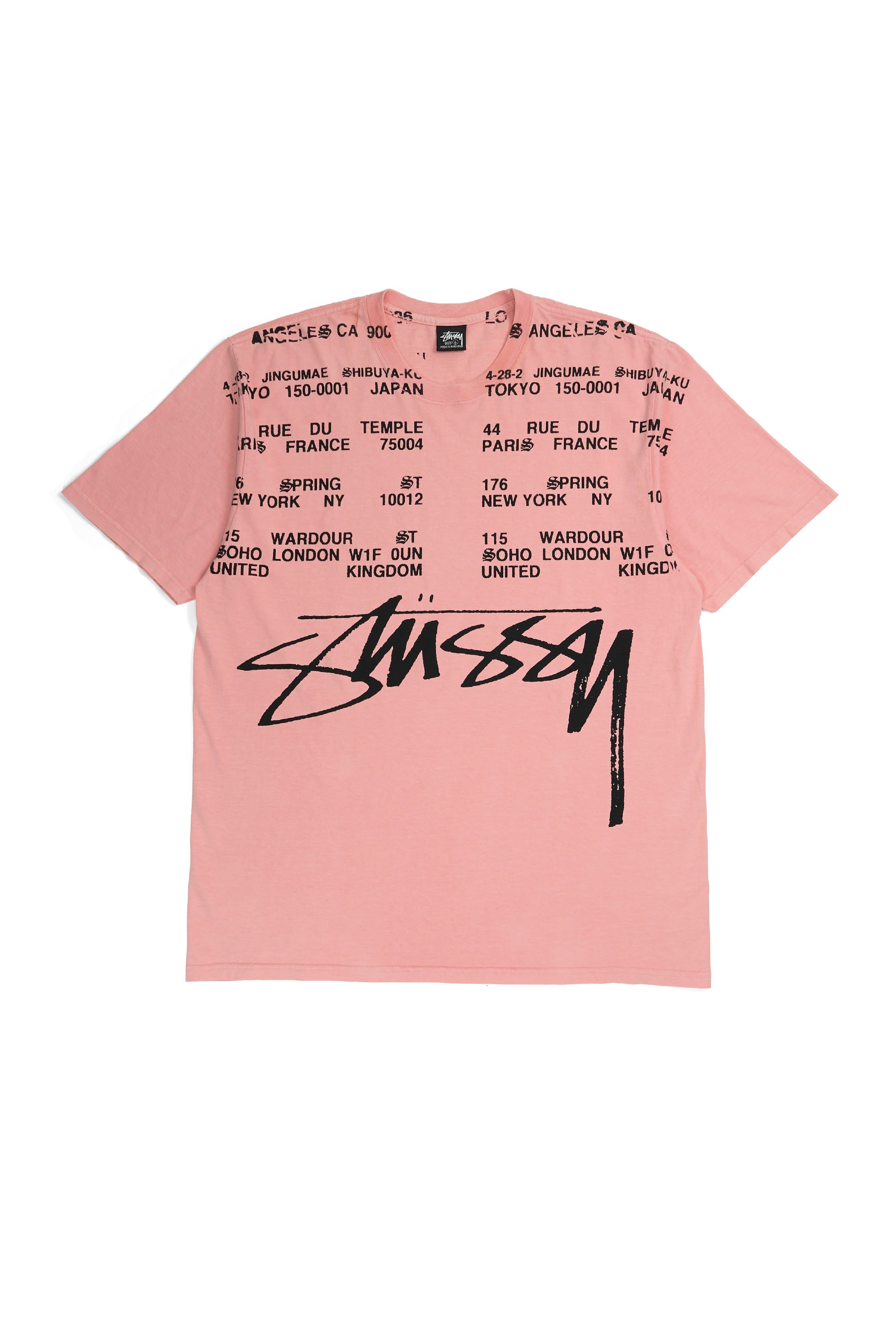 Locations Pigment Dyed Tee Coral