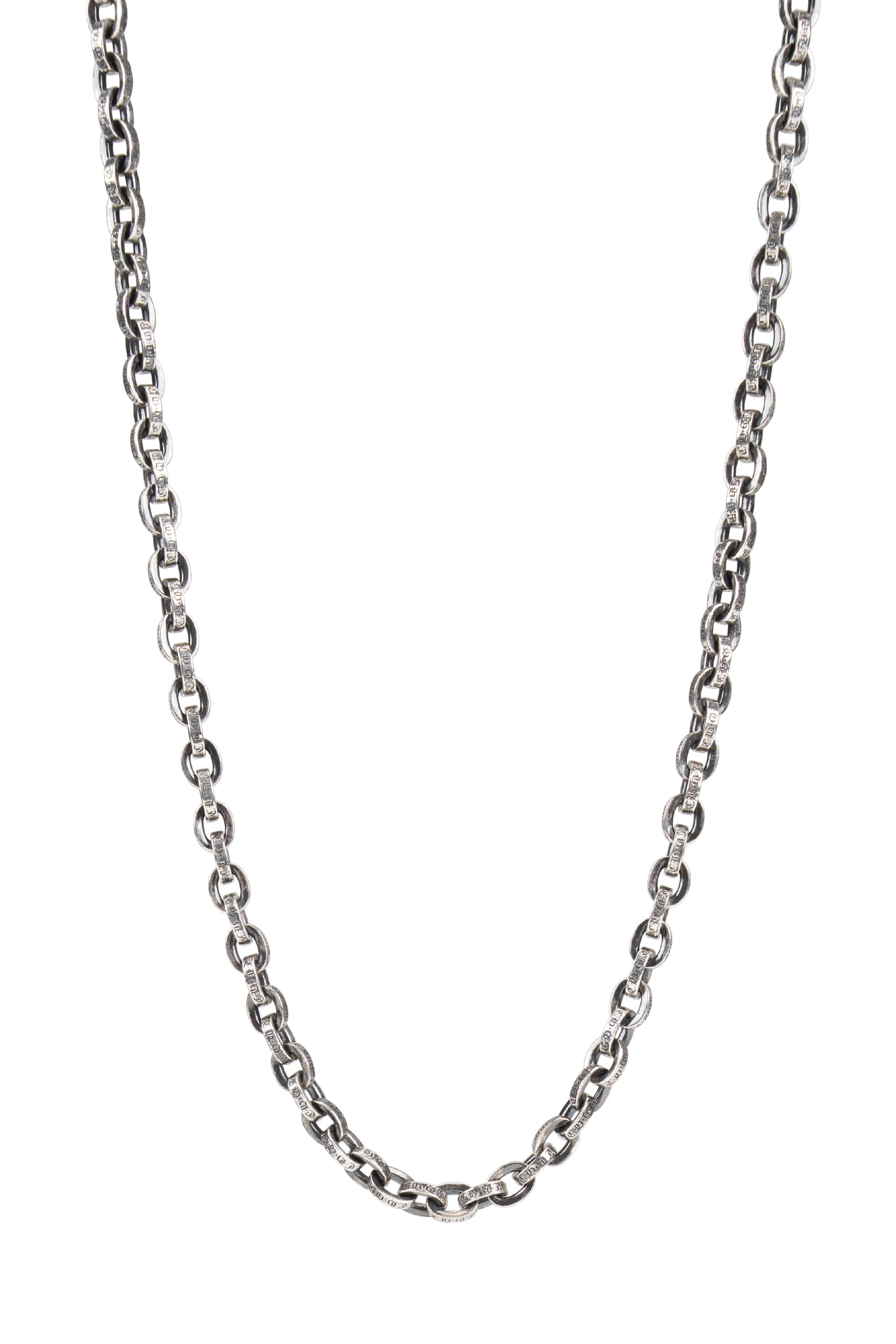 Paper Chain Necklace	Silver
