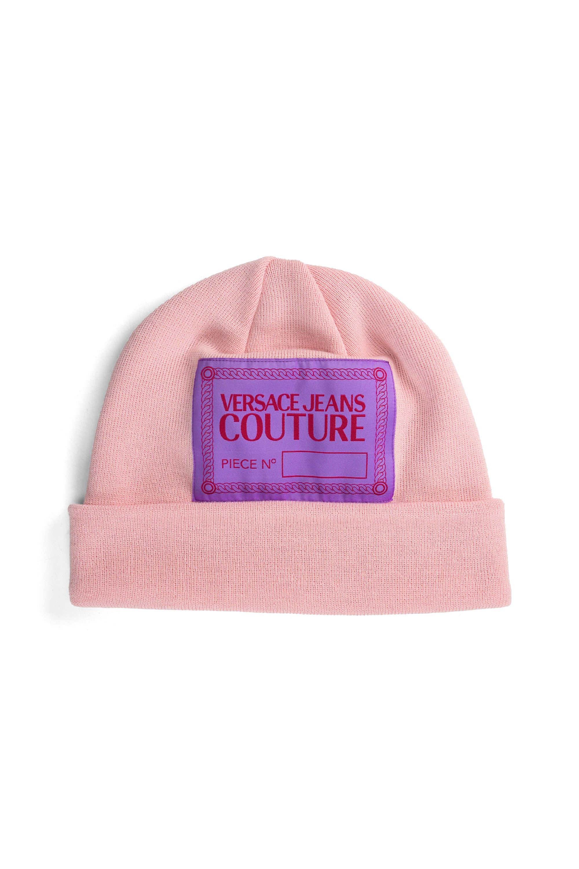 Logo Patch Beanie Pink