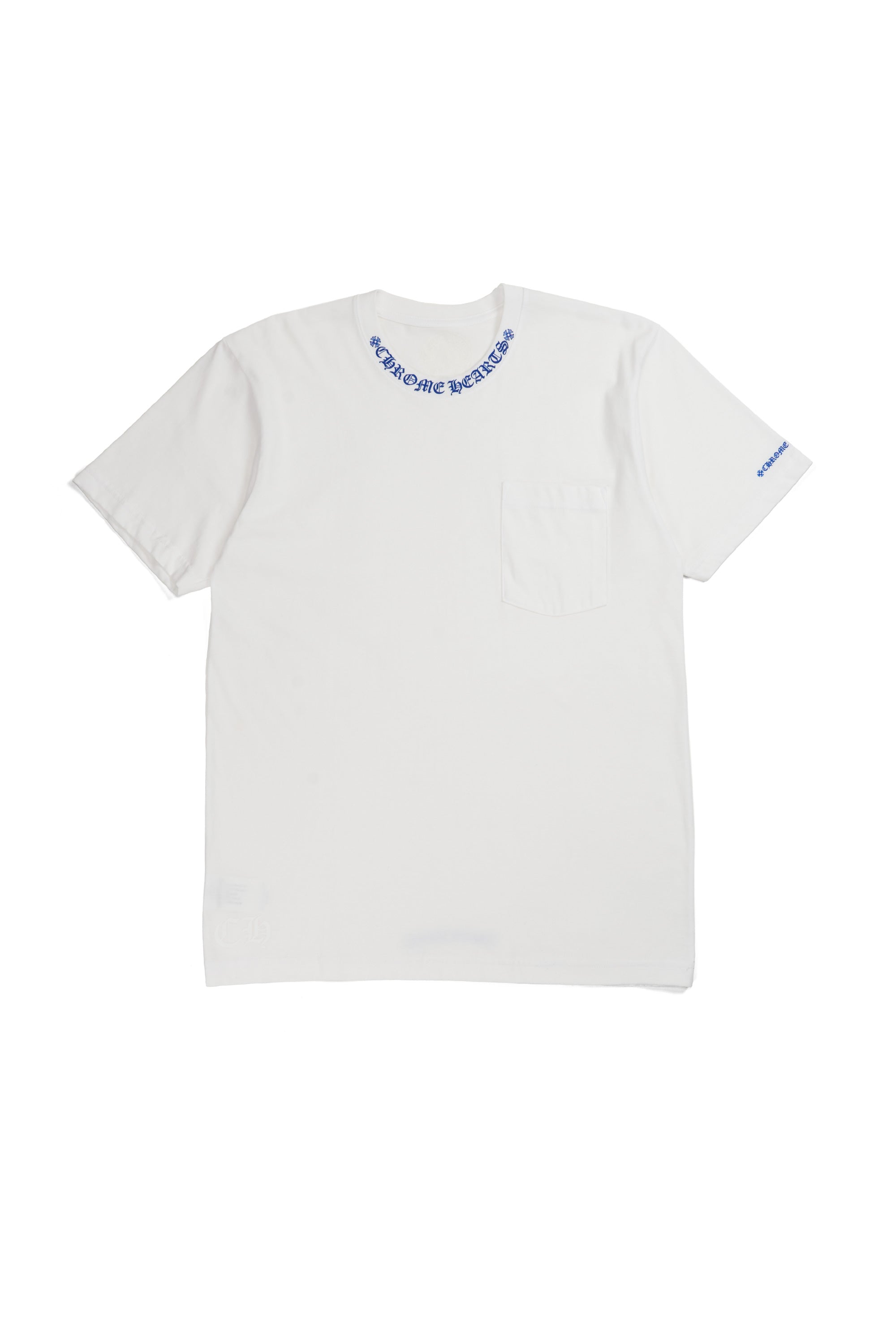Neck Logo T-shirt White/Blue