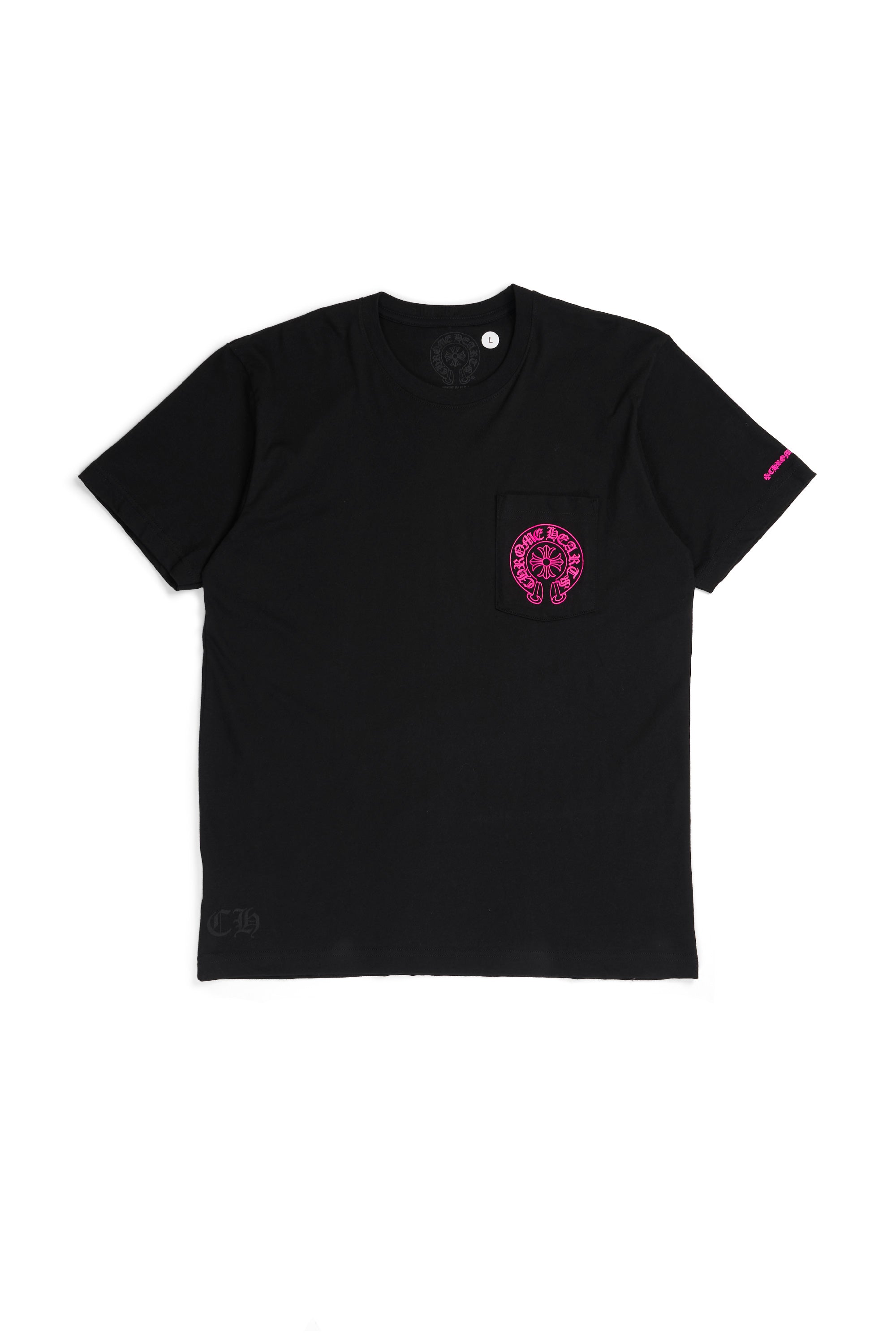 Horseshoe Logo T-shirt Black/Pink