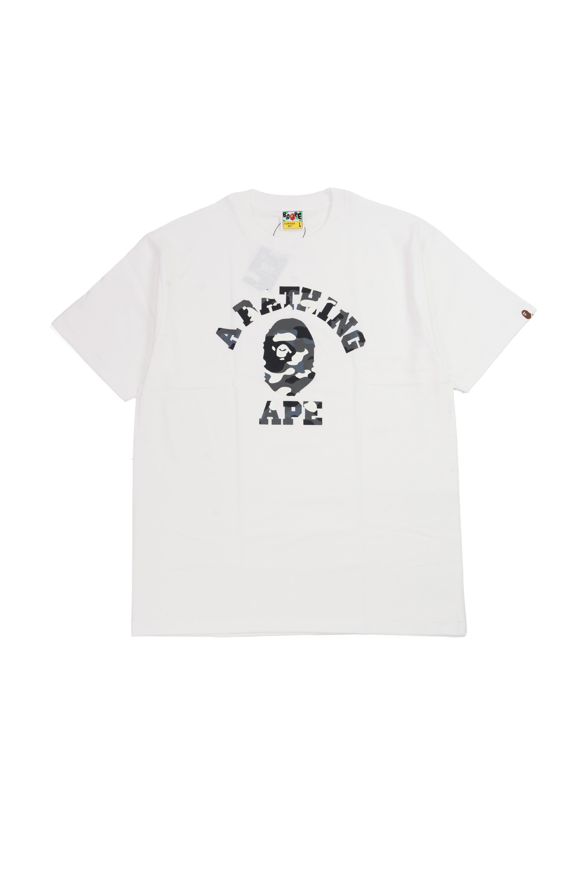 City Camo College Tee (Grow In The Dark) White