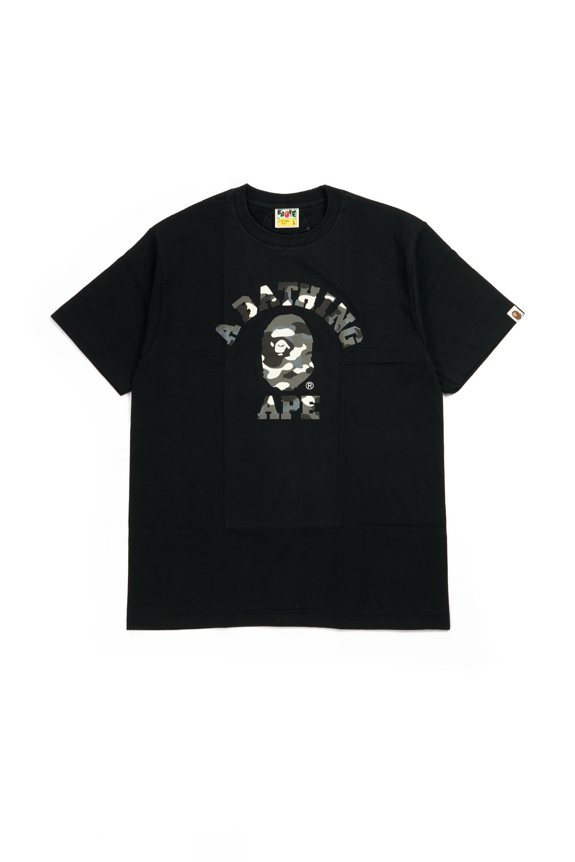 City Camo College Tee (Grow In The Dark) Black