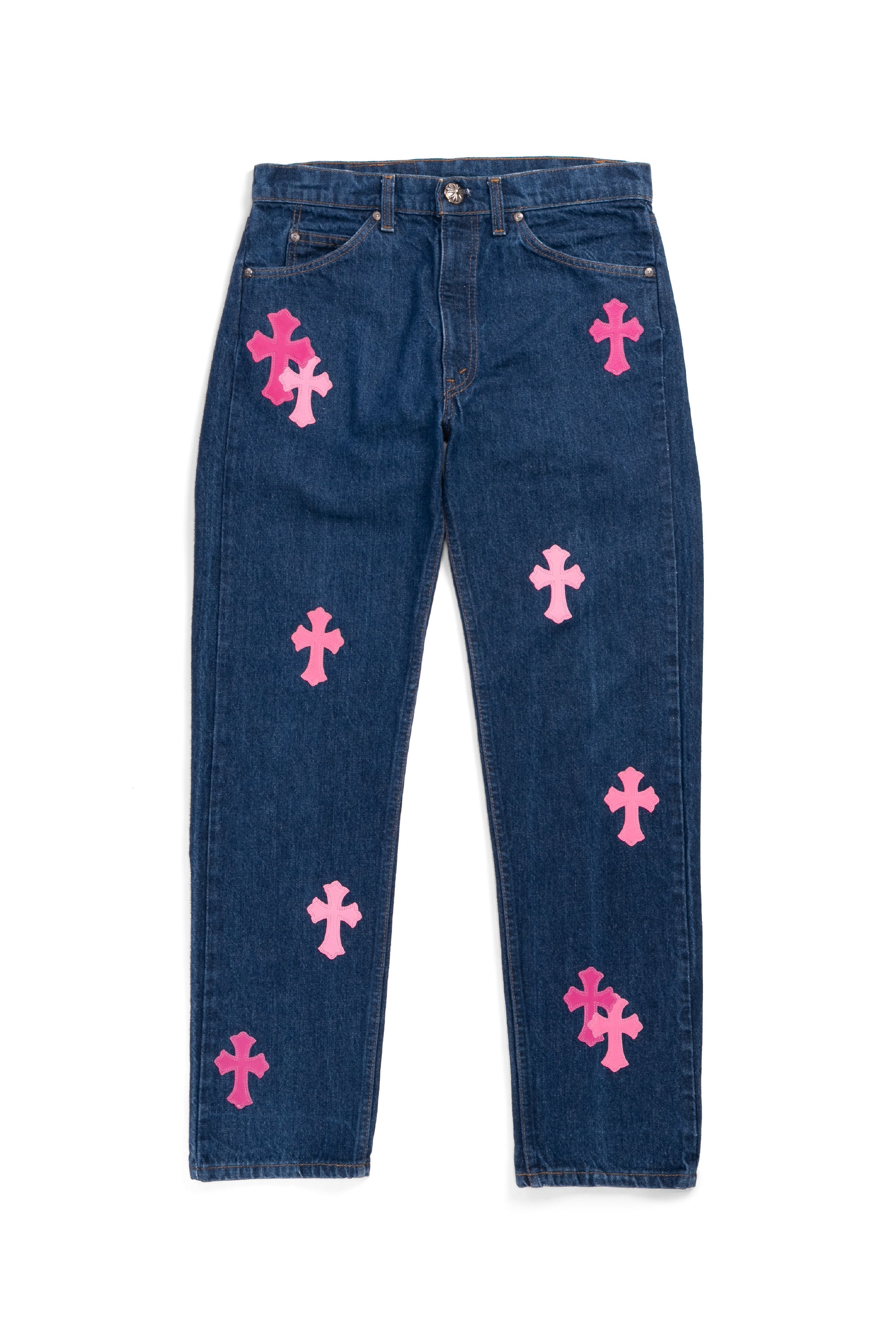Levi's 505 Miami Cross Patch Jeans Blue/Pink