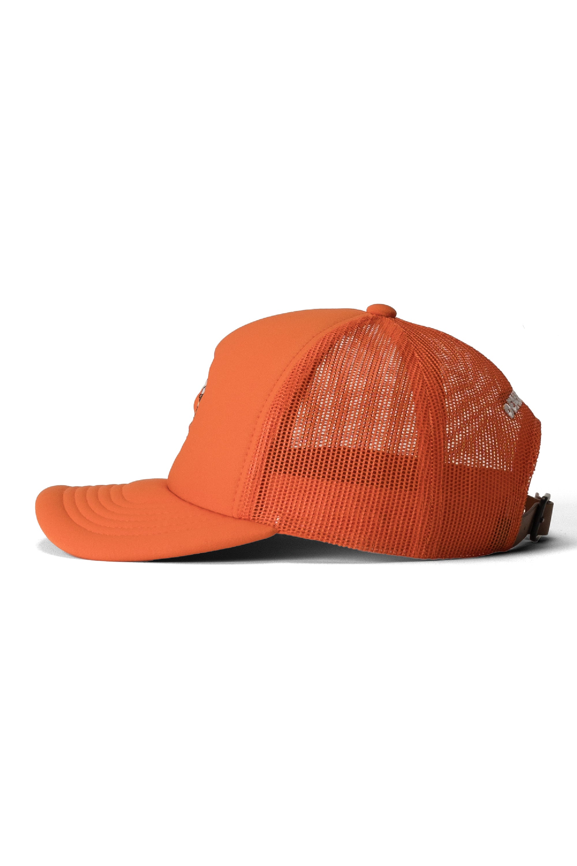 Cotton Peace Wreath Trucker Hat Orange