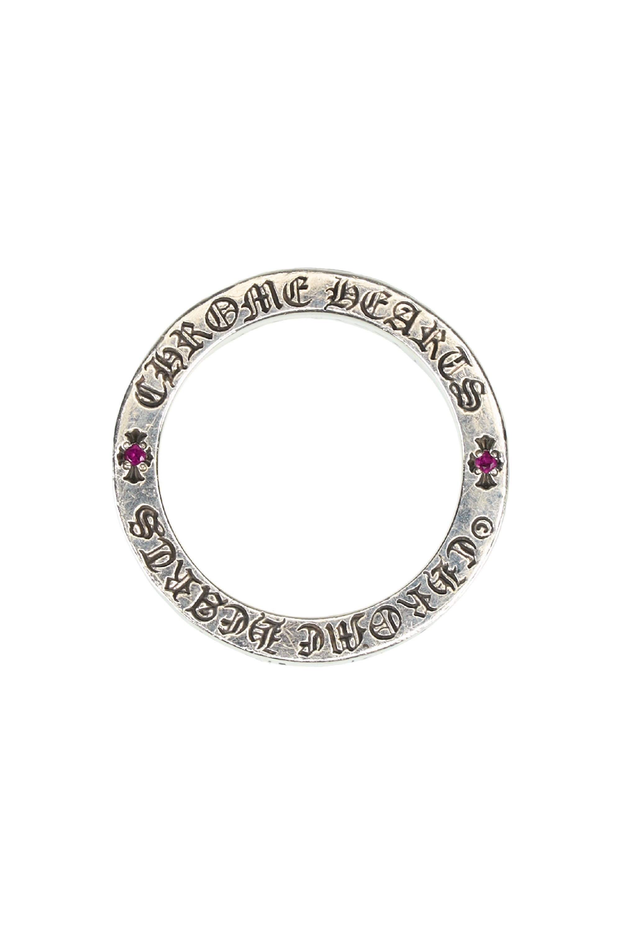 Chrome Hearts Ruby Spacer Forever Ring 6mm Silver – YFIFTEEN