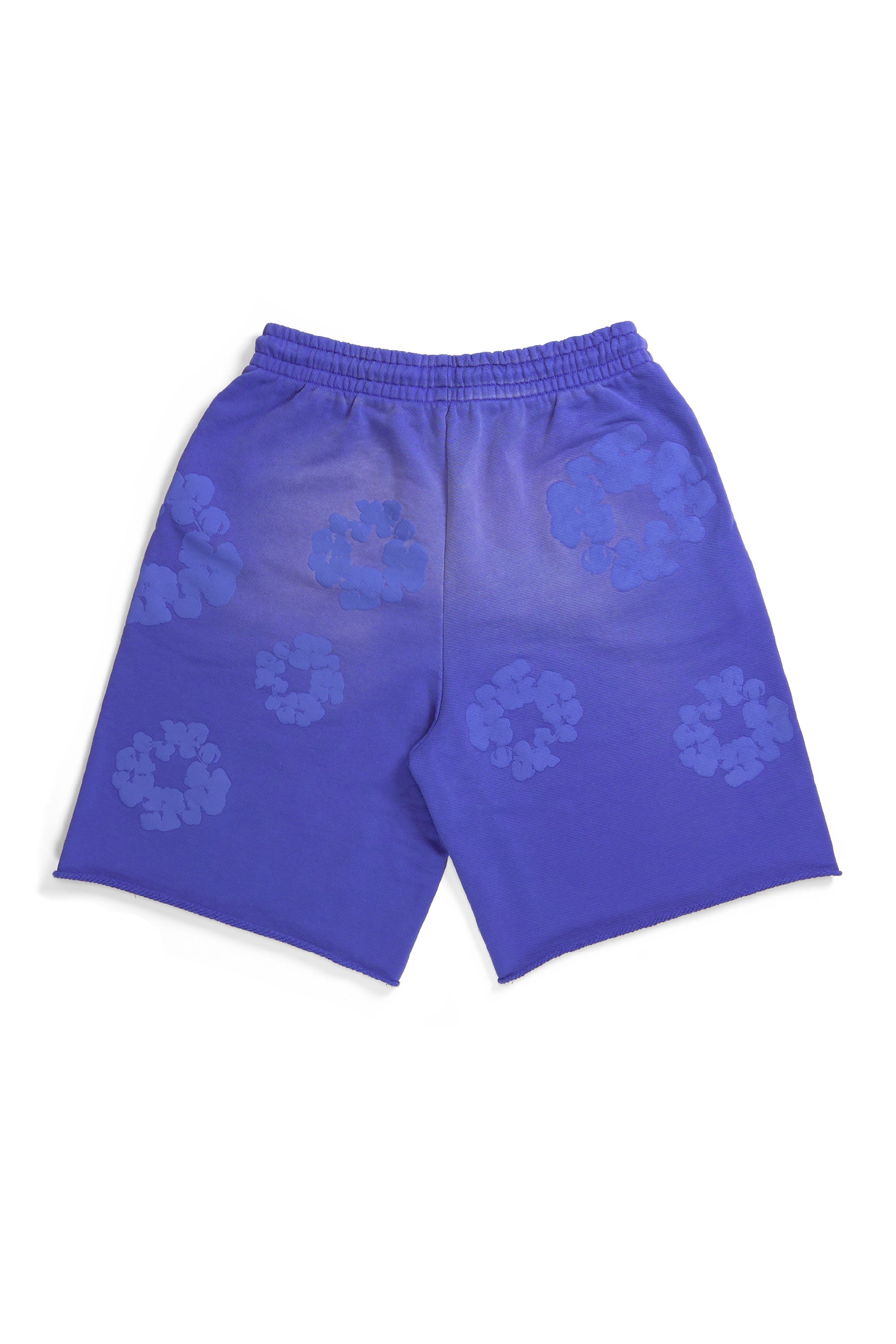 Denim Tears Mono Cotton Wreath Sweat Shorts Washed Blue – YFIFTEEN