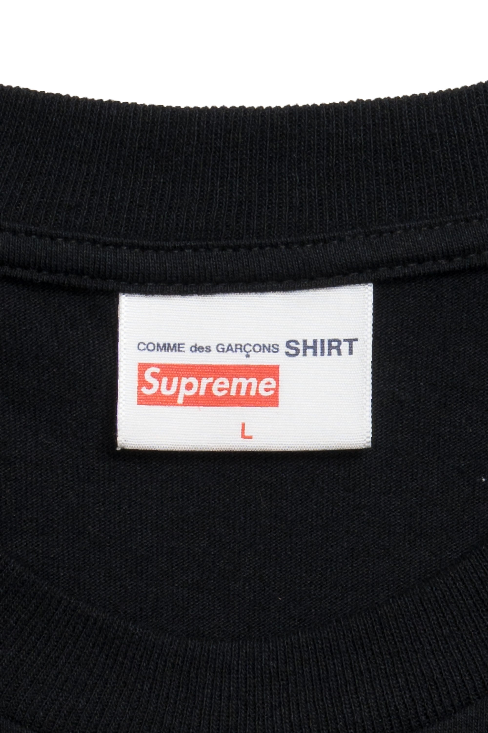Split Box Logo Tee Black