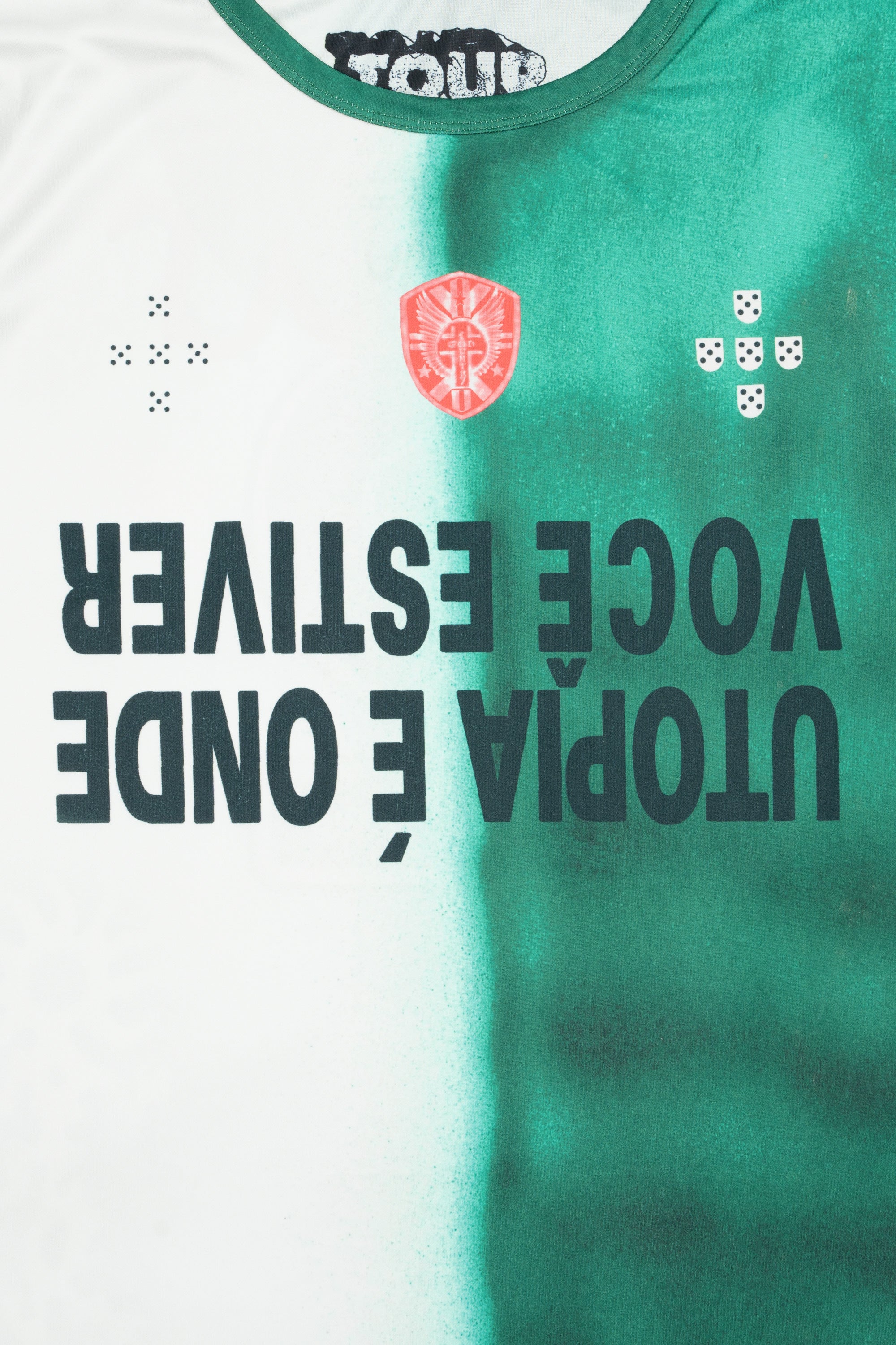 Portugal Soccer Jersey Green/White