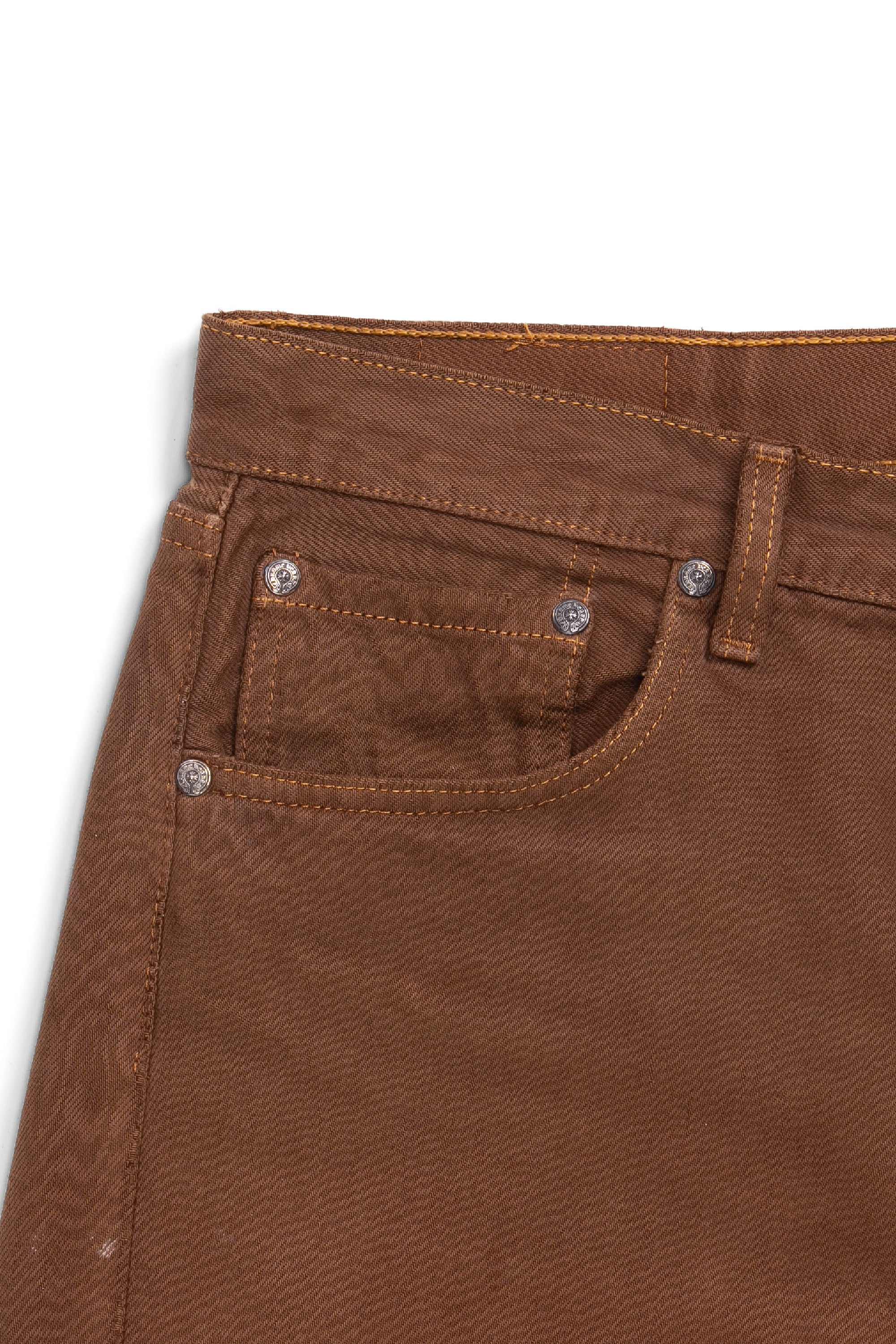 Levi's 501 Cross Patch Jeans Brown
