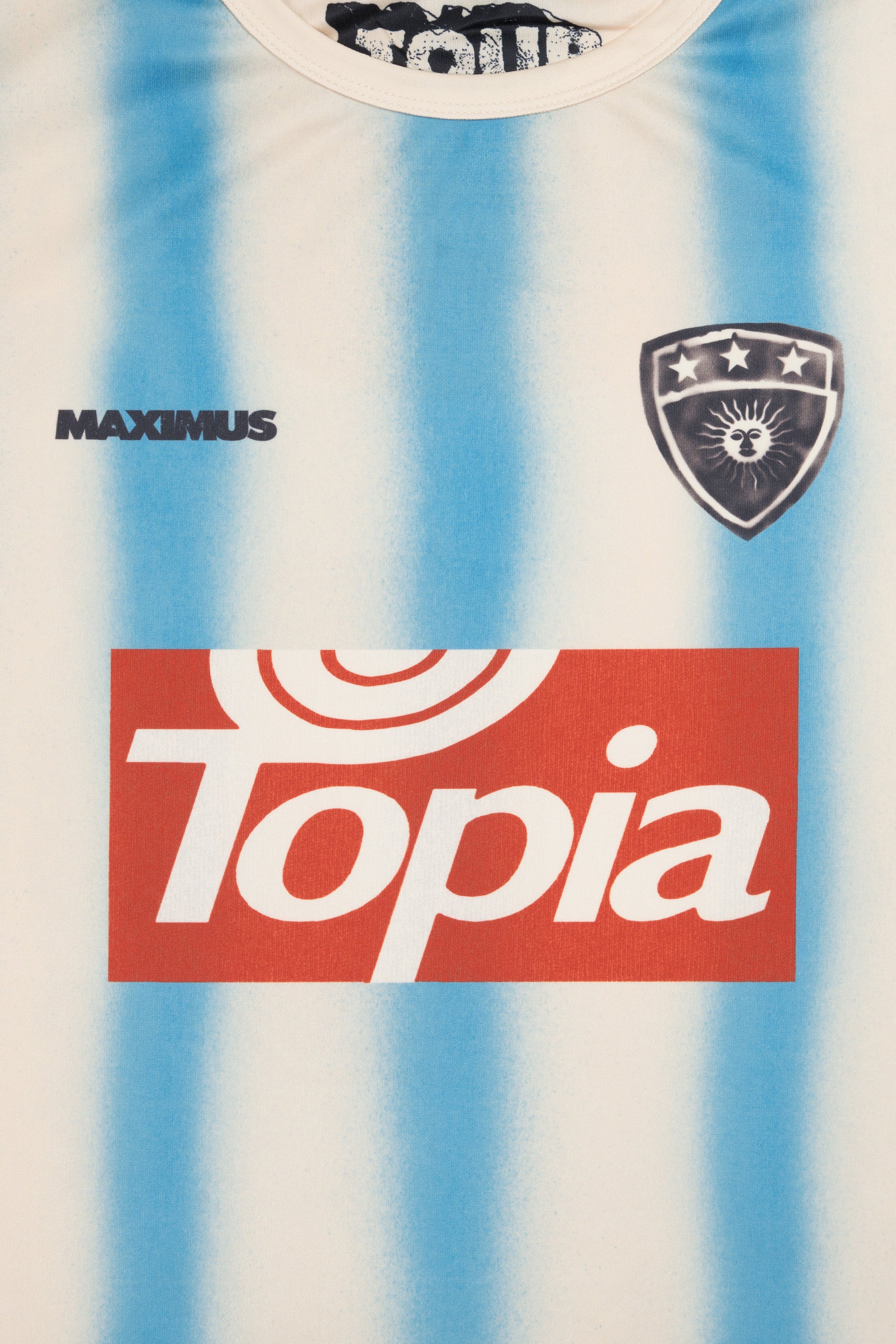 Argentina Soccer Jersey White/Blue