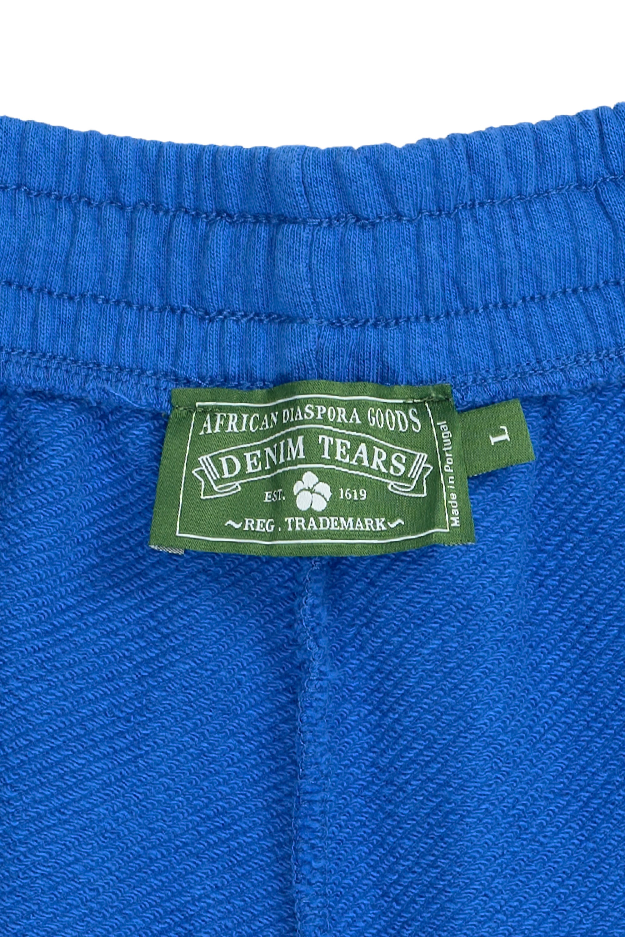 Cotton Wreath Shorts Blue