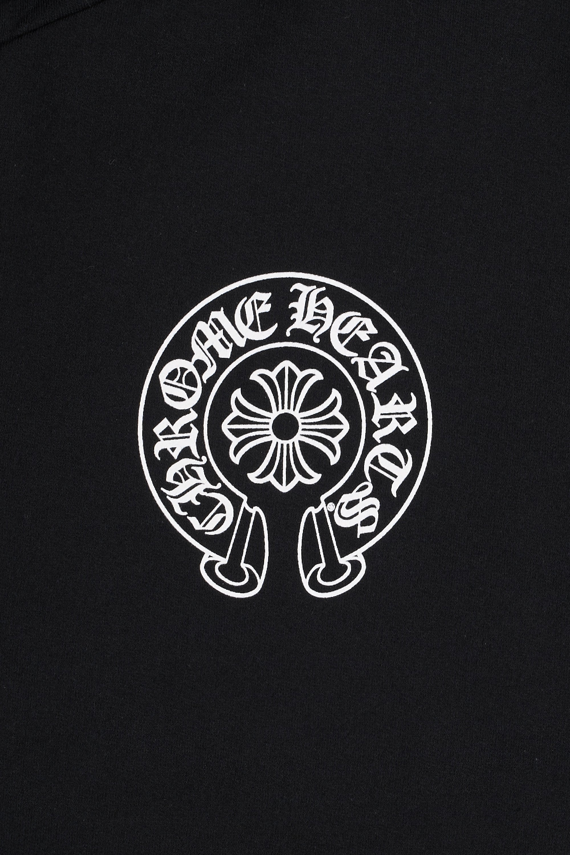 Las Vegas Exclusive Horseshoe Logo Zip Hoodie Black