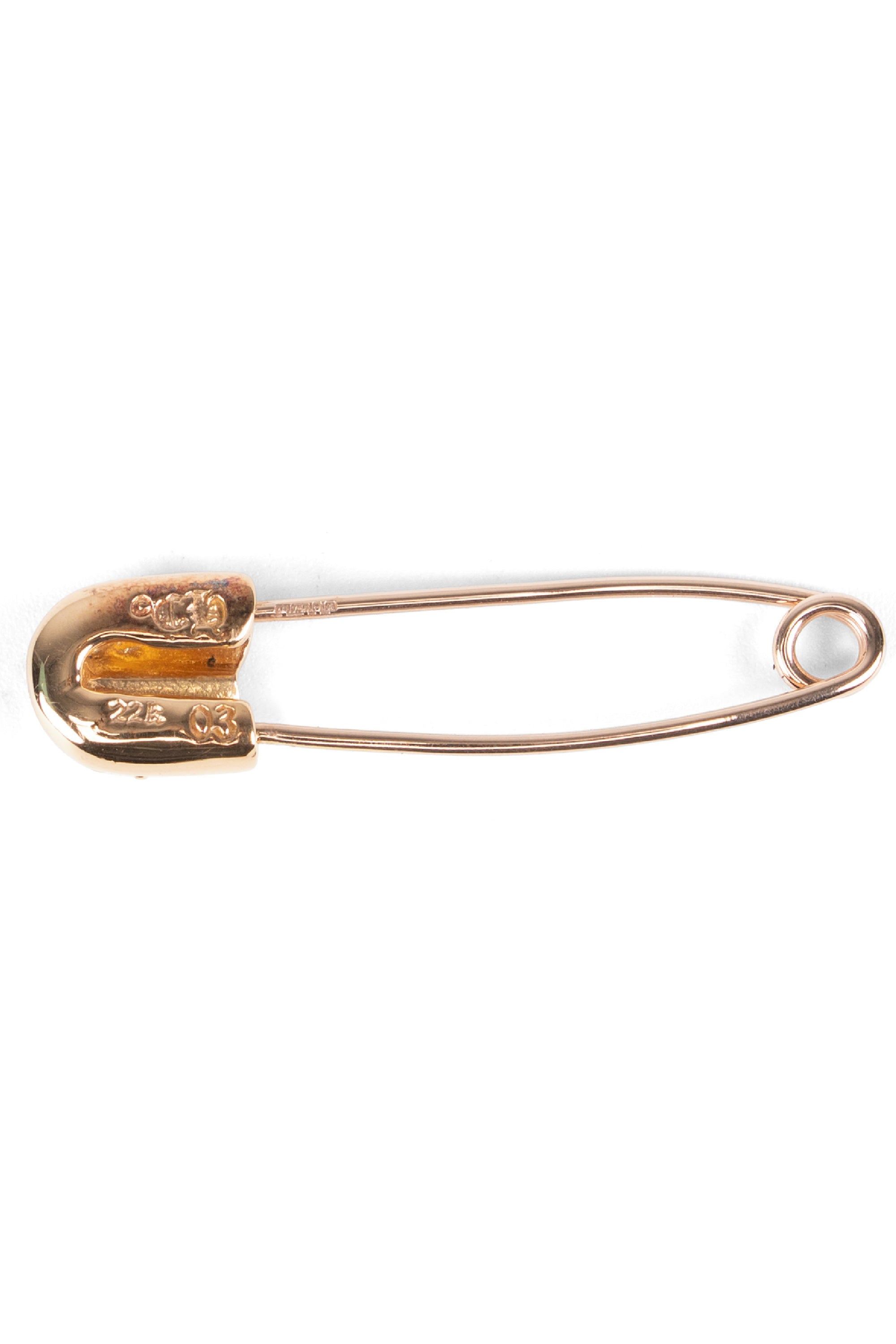 Safety Pin #2 22K Gold