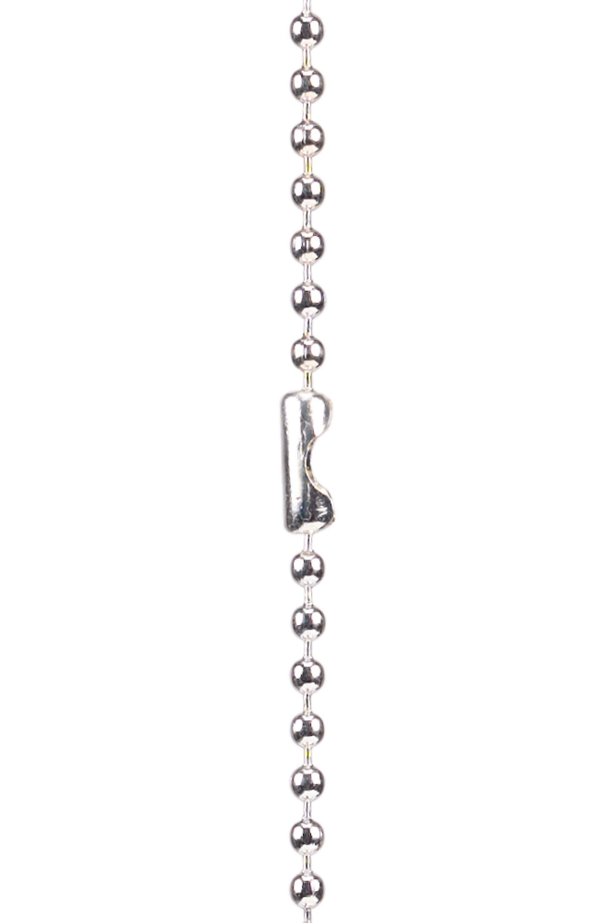 Silicone Small CH Cross Pendant with Ball Chain Necklaces	Clear