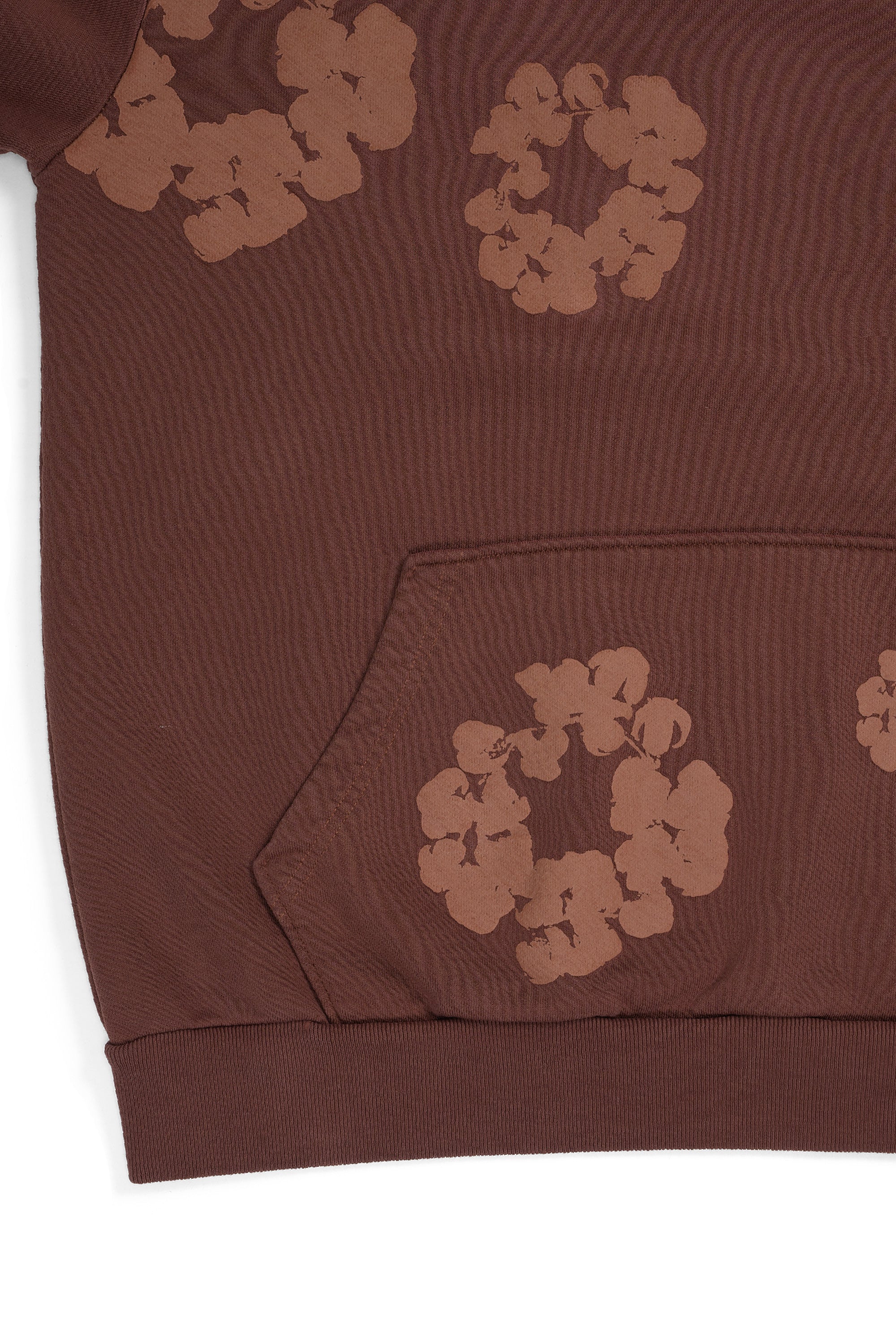 Mono Cotton Wreath Hoodie Brown
