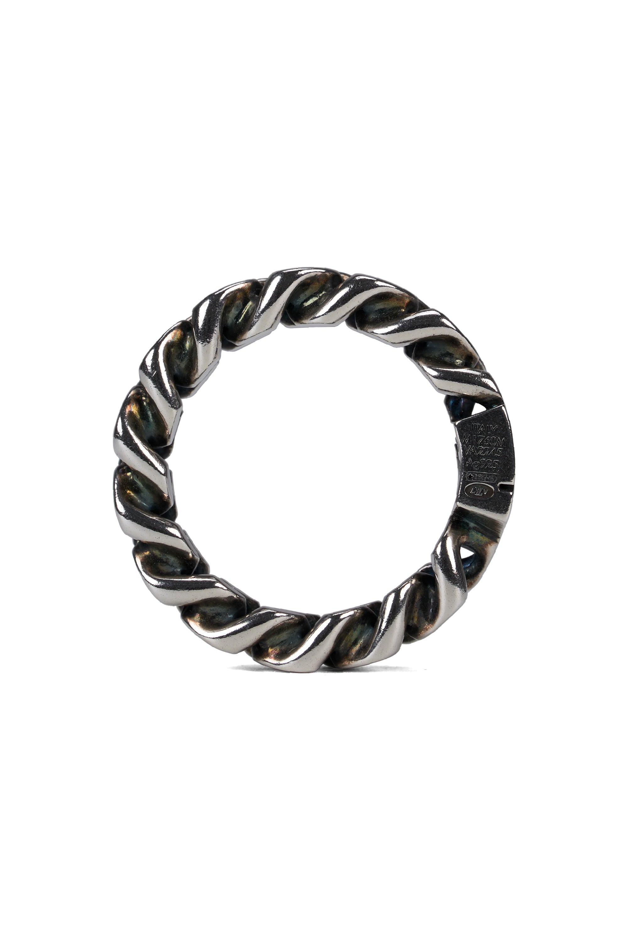 LV Club Chain Ring Silver