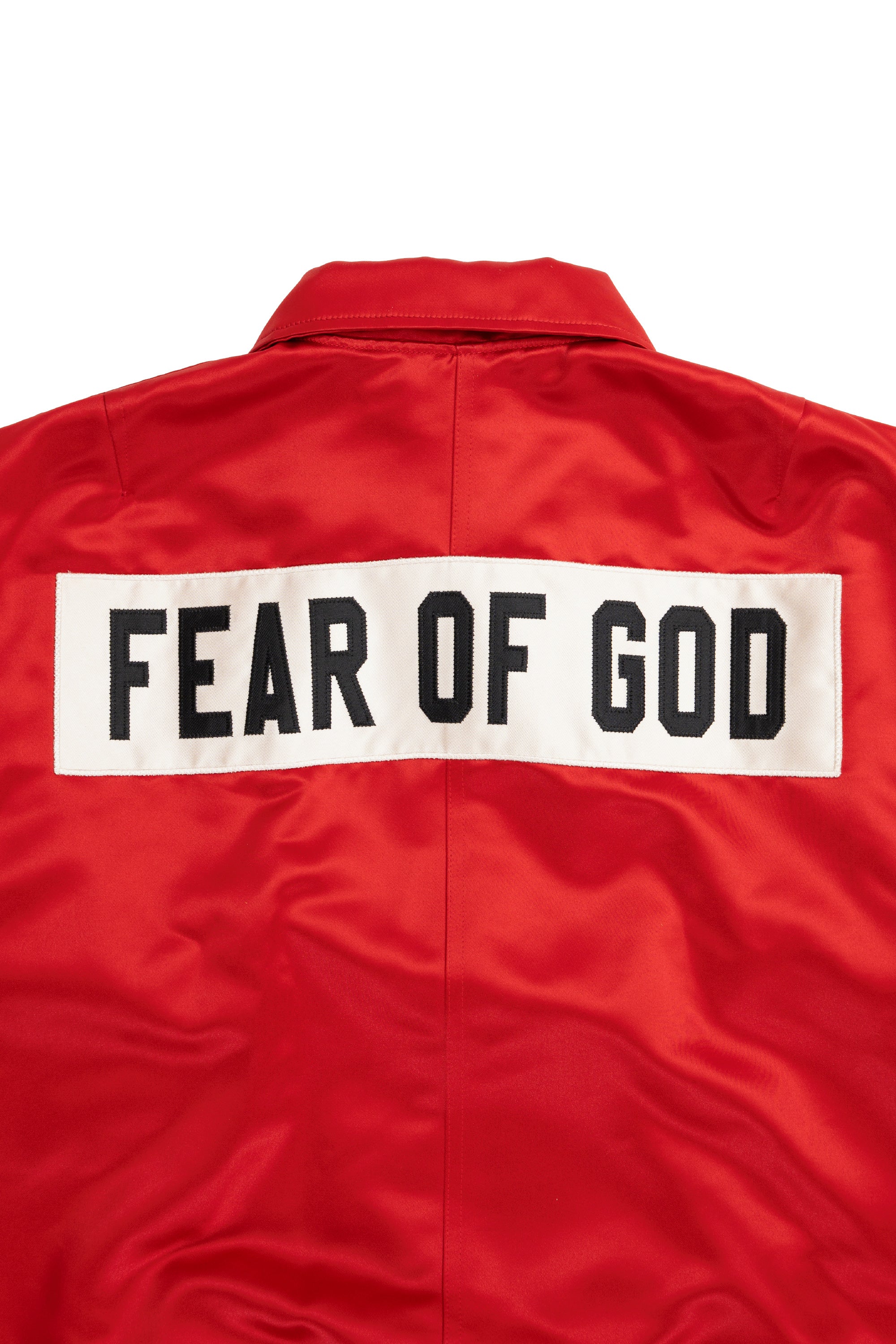 Half-Zip Coaches Jacket Red