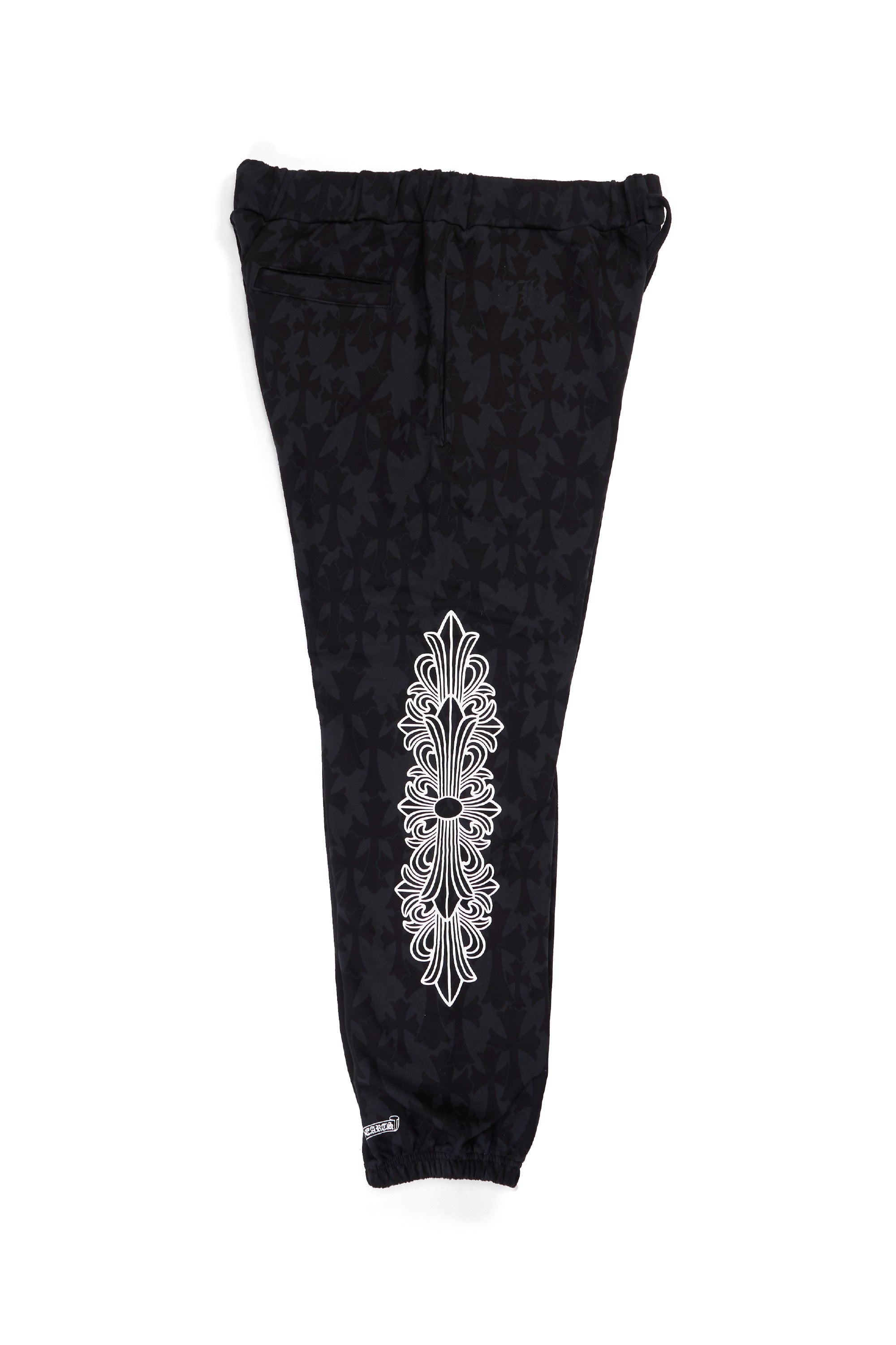 Cemetery Cross All Over Sweatpant Black