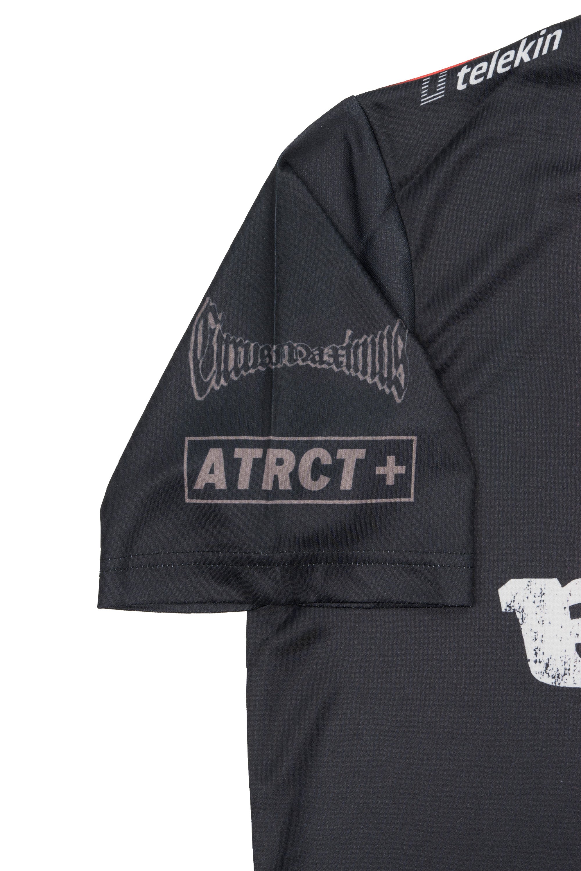 Italy Soccer Jersey Black/Red