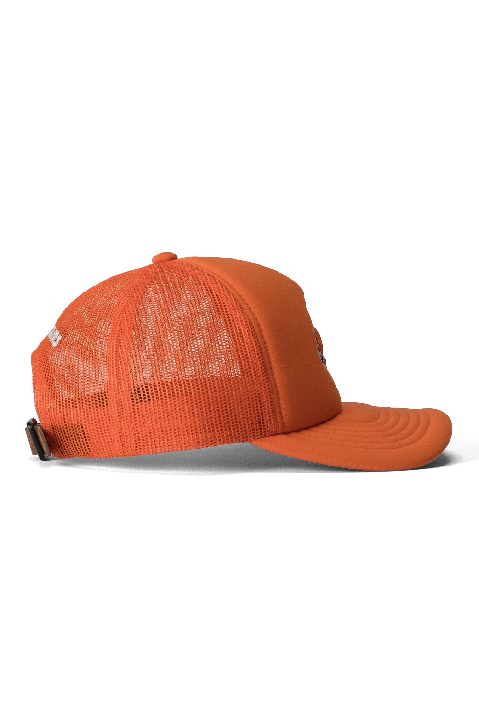 Cotton Peace Wreath Trucker Hat Orange