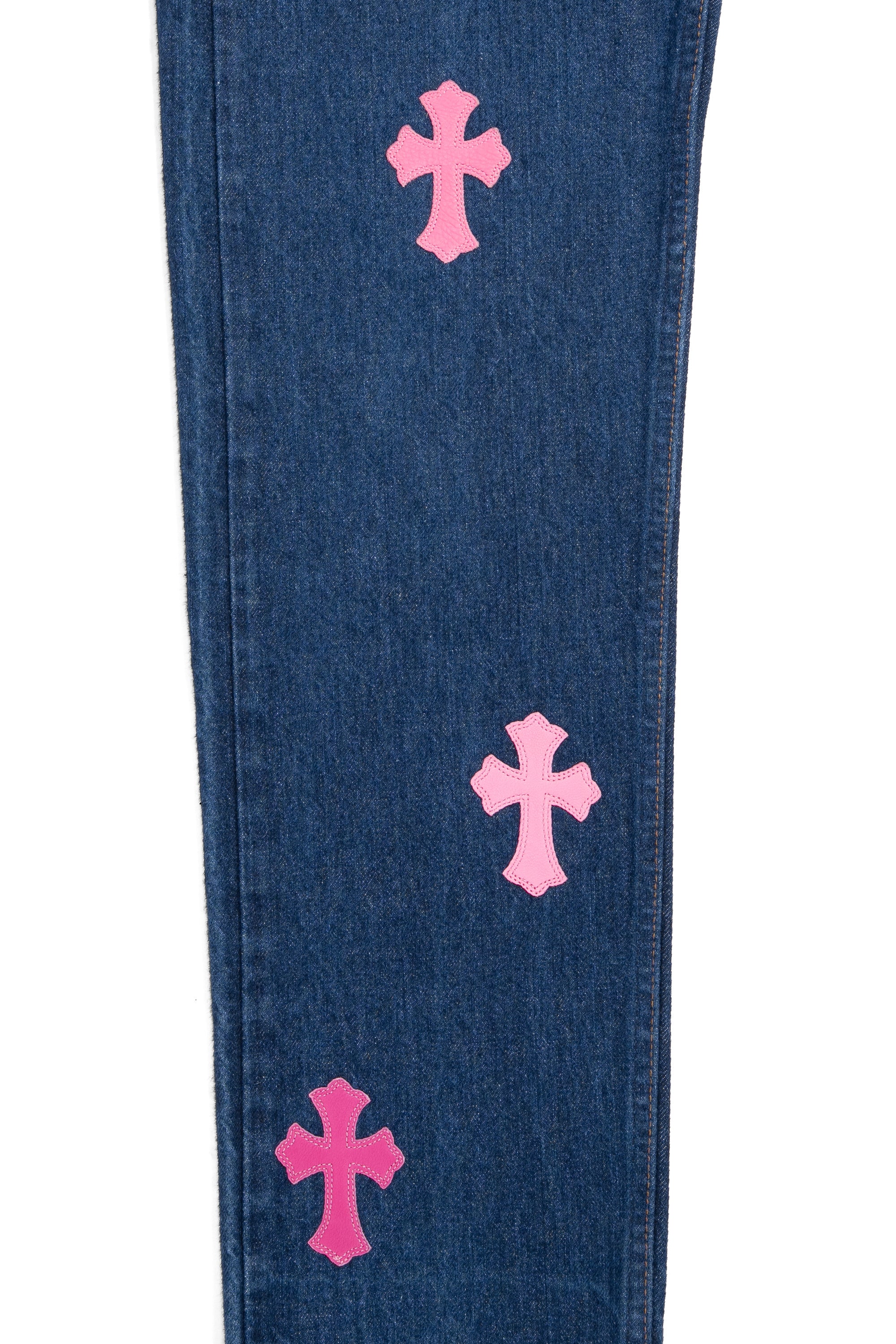 Levi's 505 Miami Cross Patch Jeans Blue/Pink