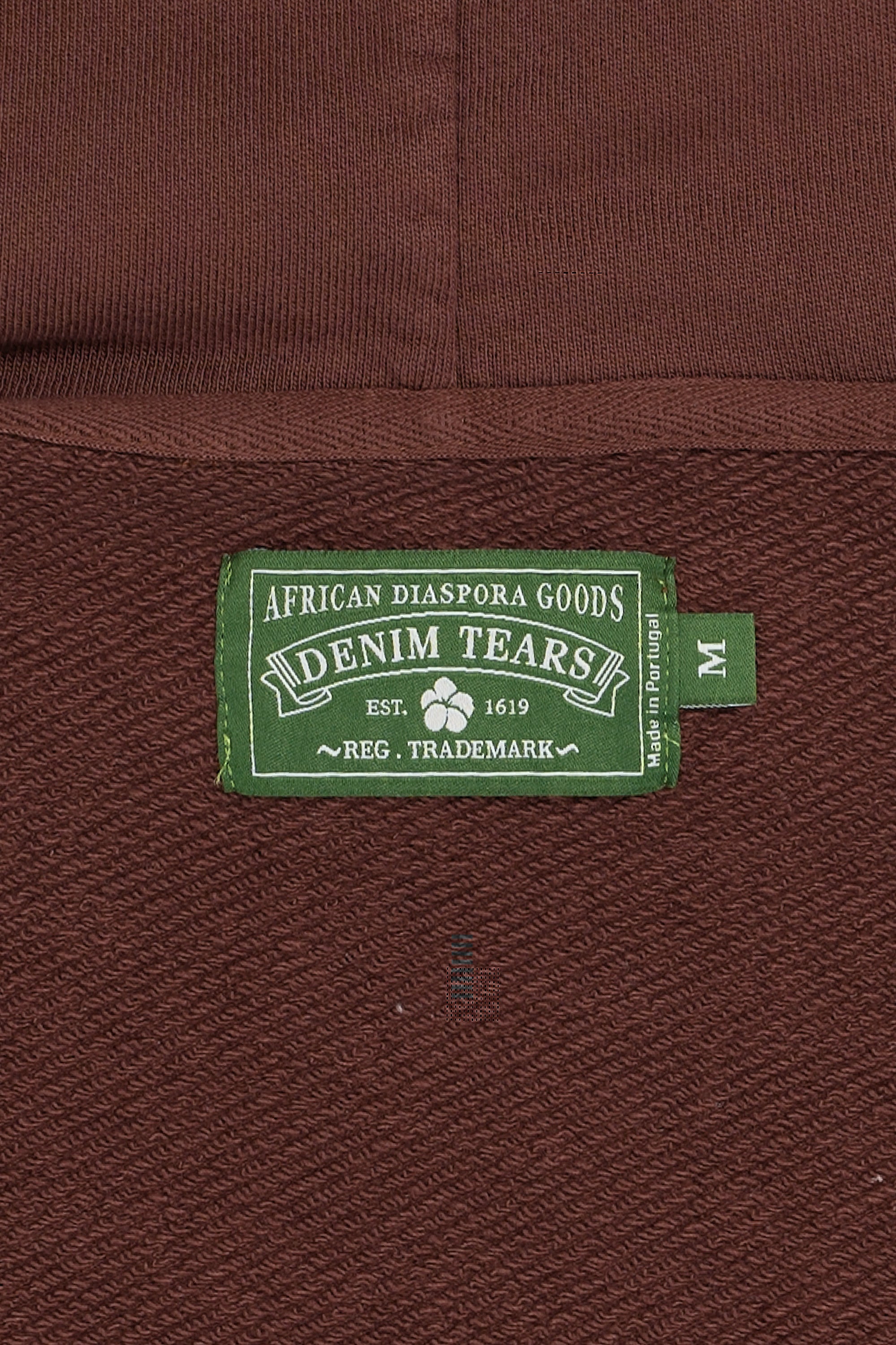 Mono Cotton Wreath Hoodie Brown