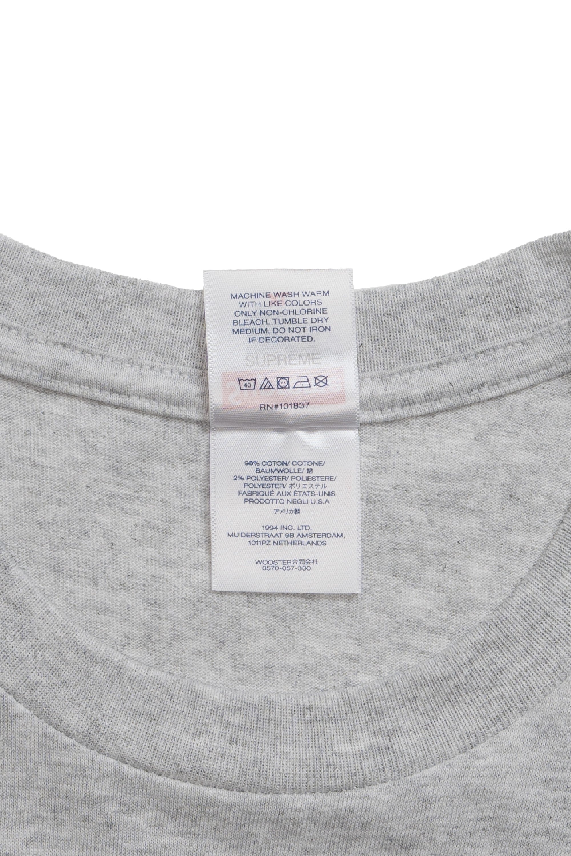 Box Logo Tee (FW23) Ash Grey