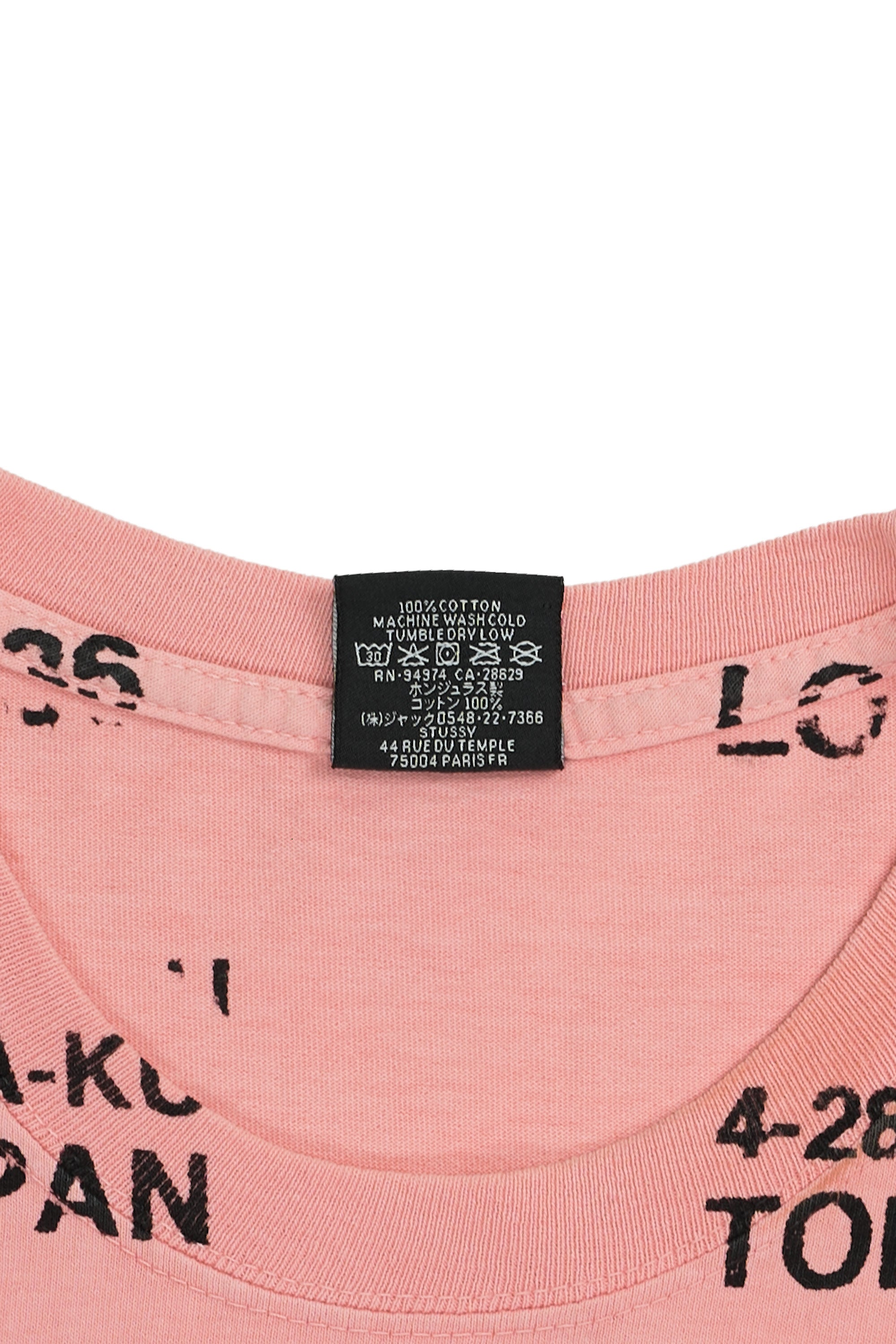 Locations Pigment Dyed Tee Coral