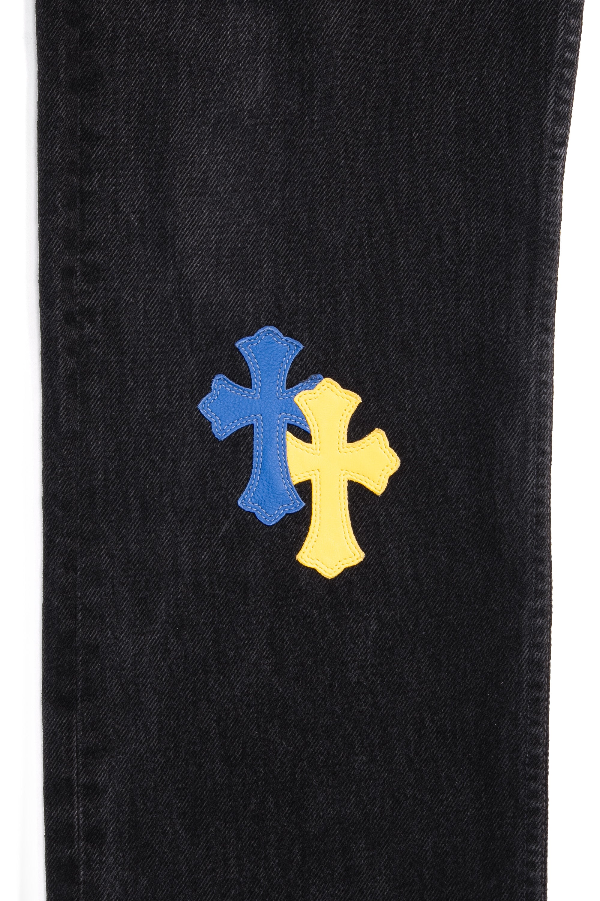 Levi's 501 Exclusive New York Cross Patch Jeans Black