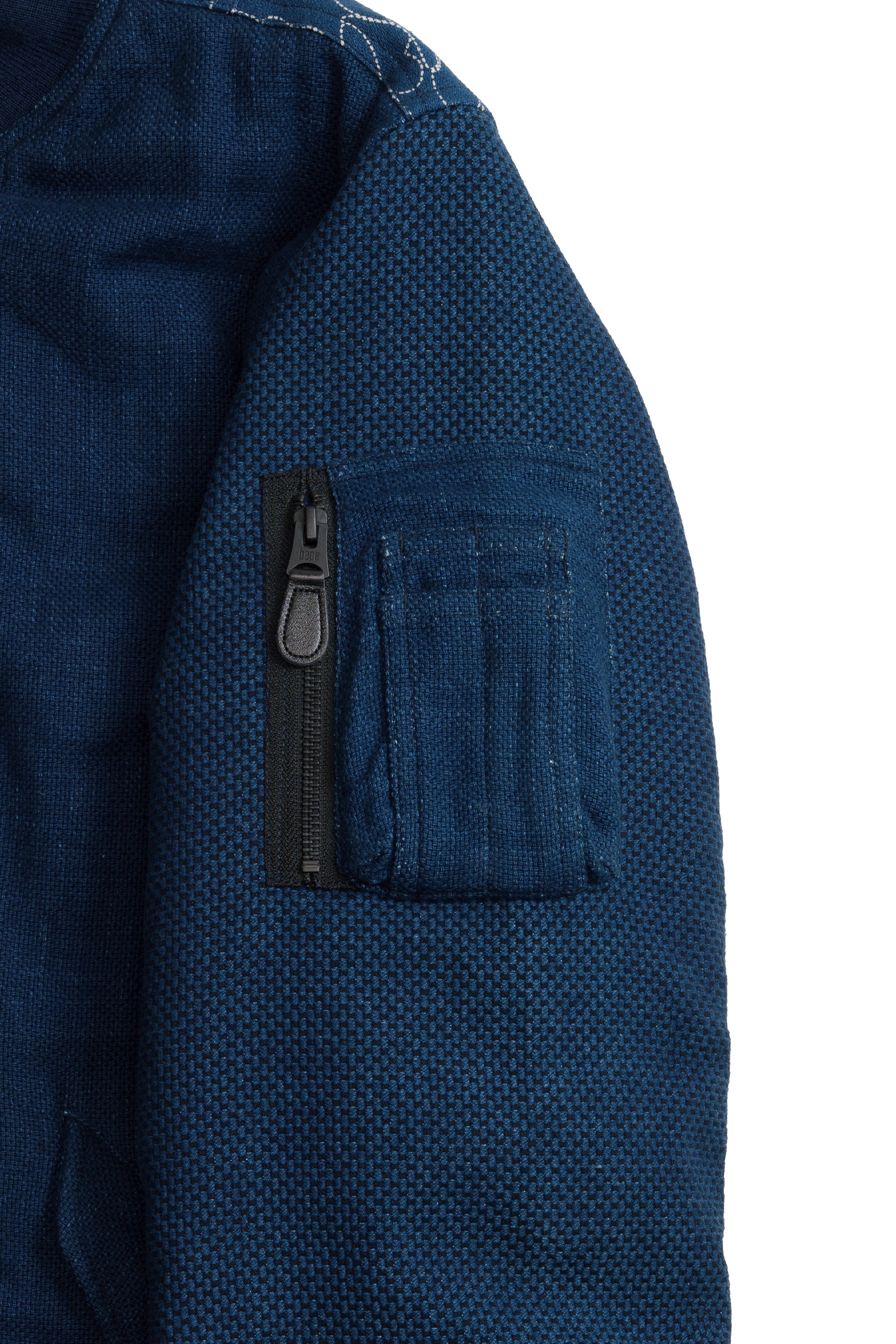 Indigo Shark Bomber Jacket Indigo