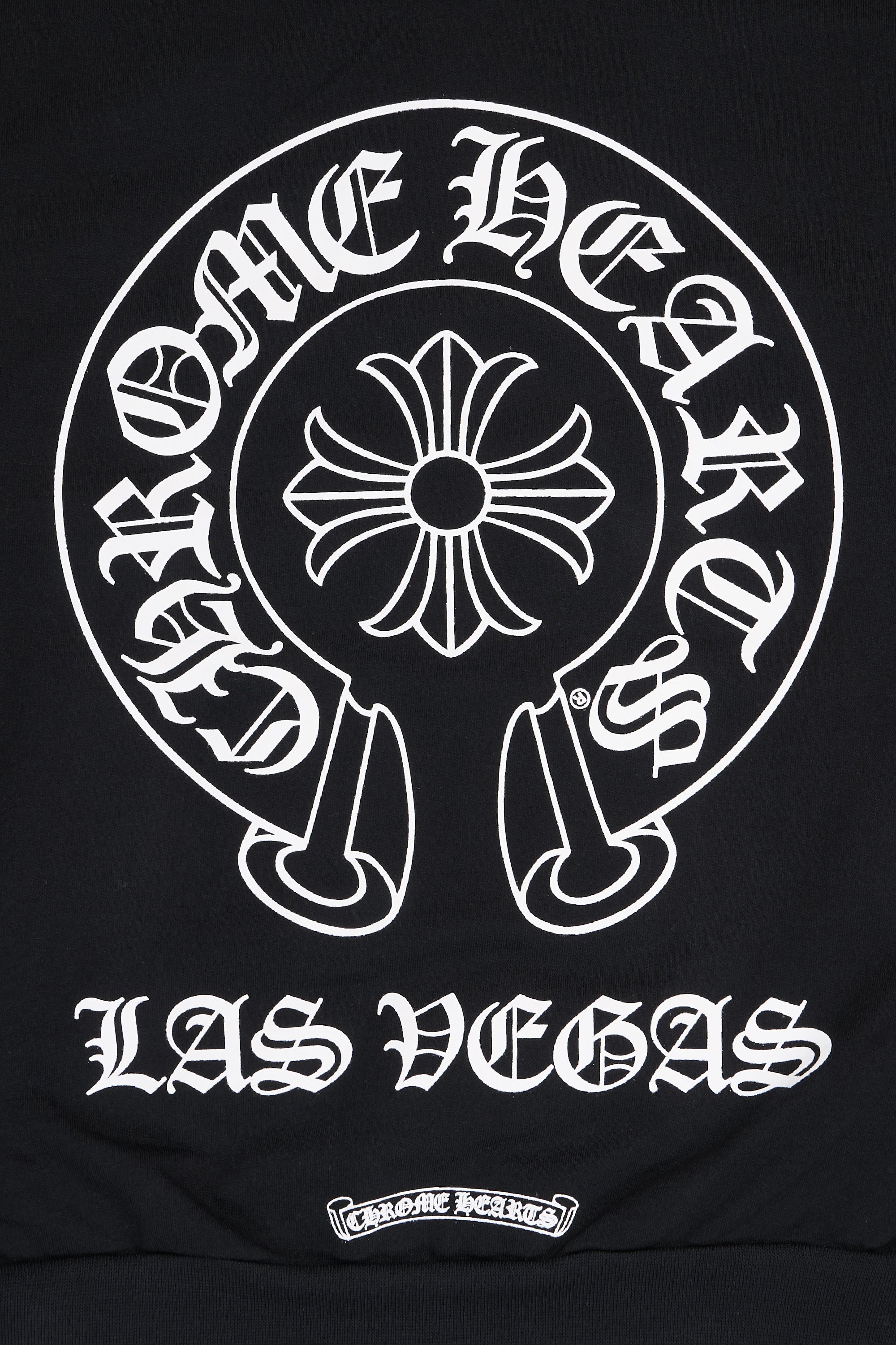 Las Vegas Exclusive Horseshoe Logo Zip Hoodie Black