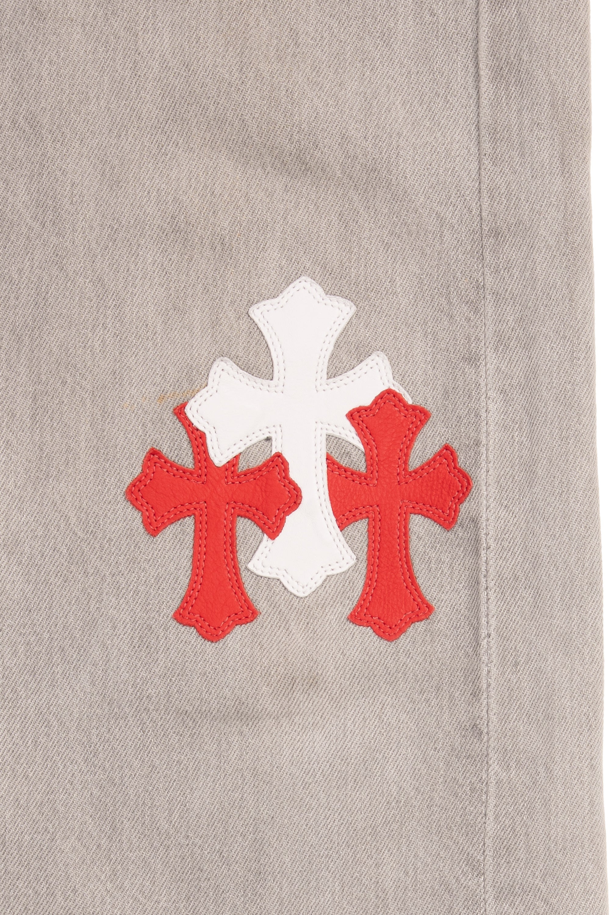 Levi's 501 Exclusive Tokyo Cross Patch Jeans Grey