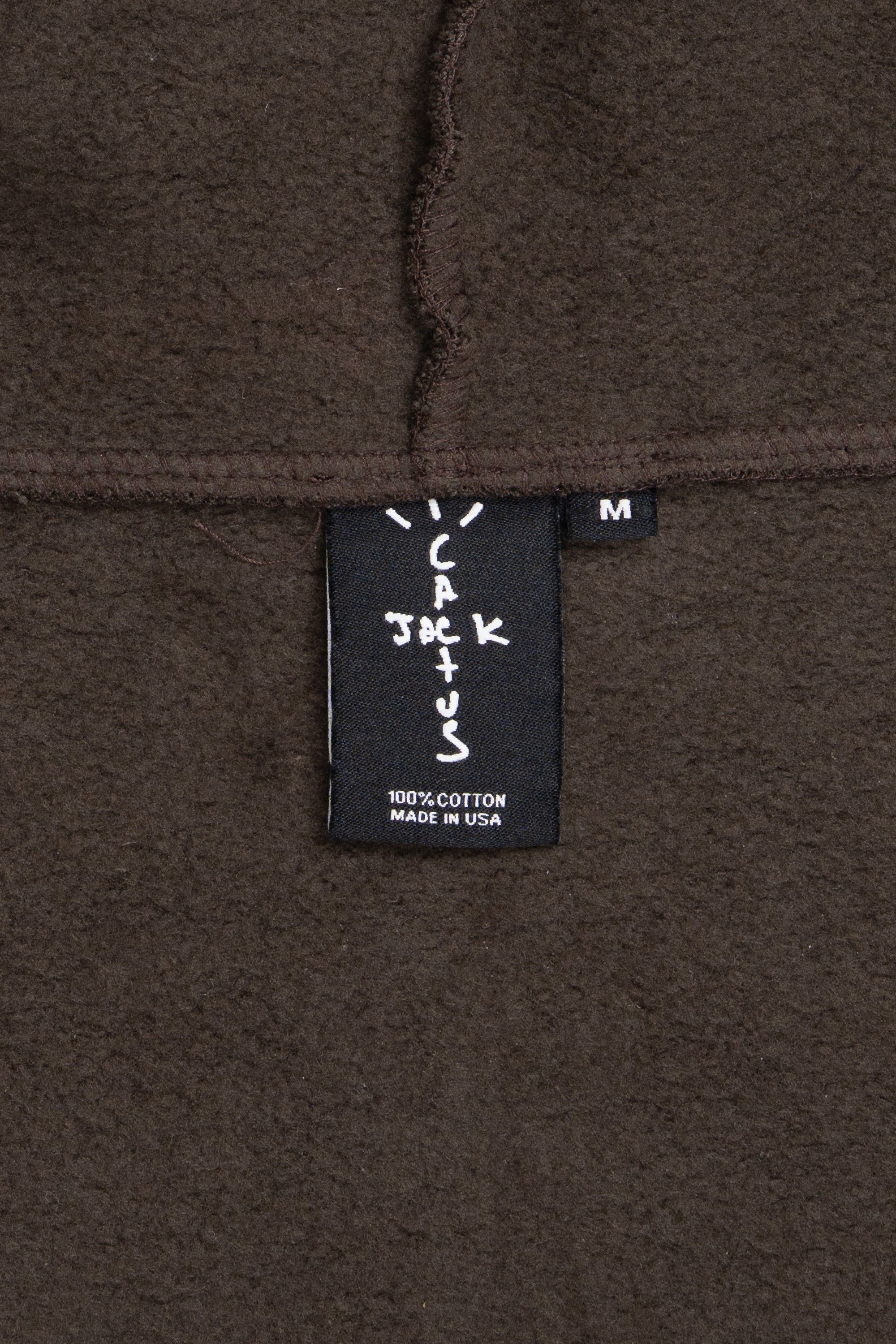 Skeleton Graffiti Full Zip Hoodie Brown