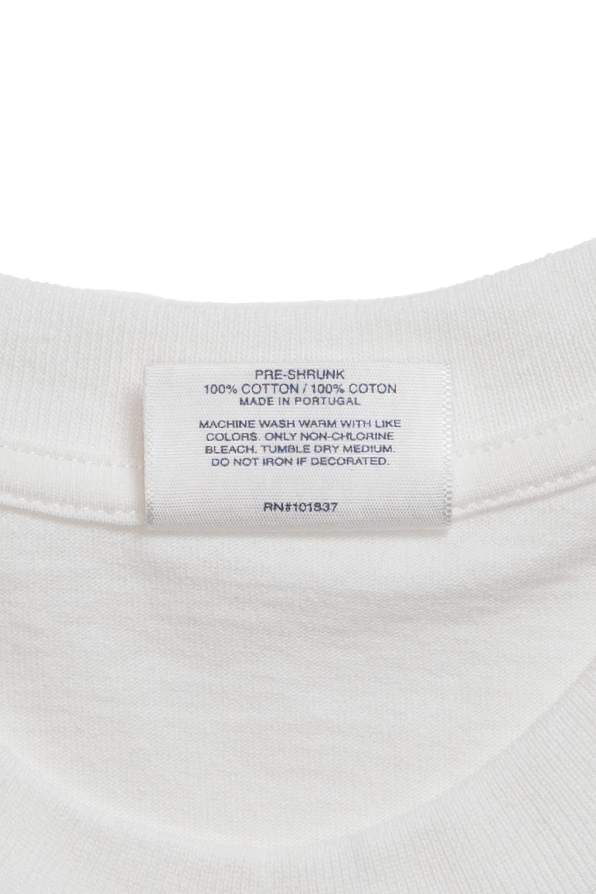 Split Box Logo Tee White