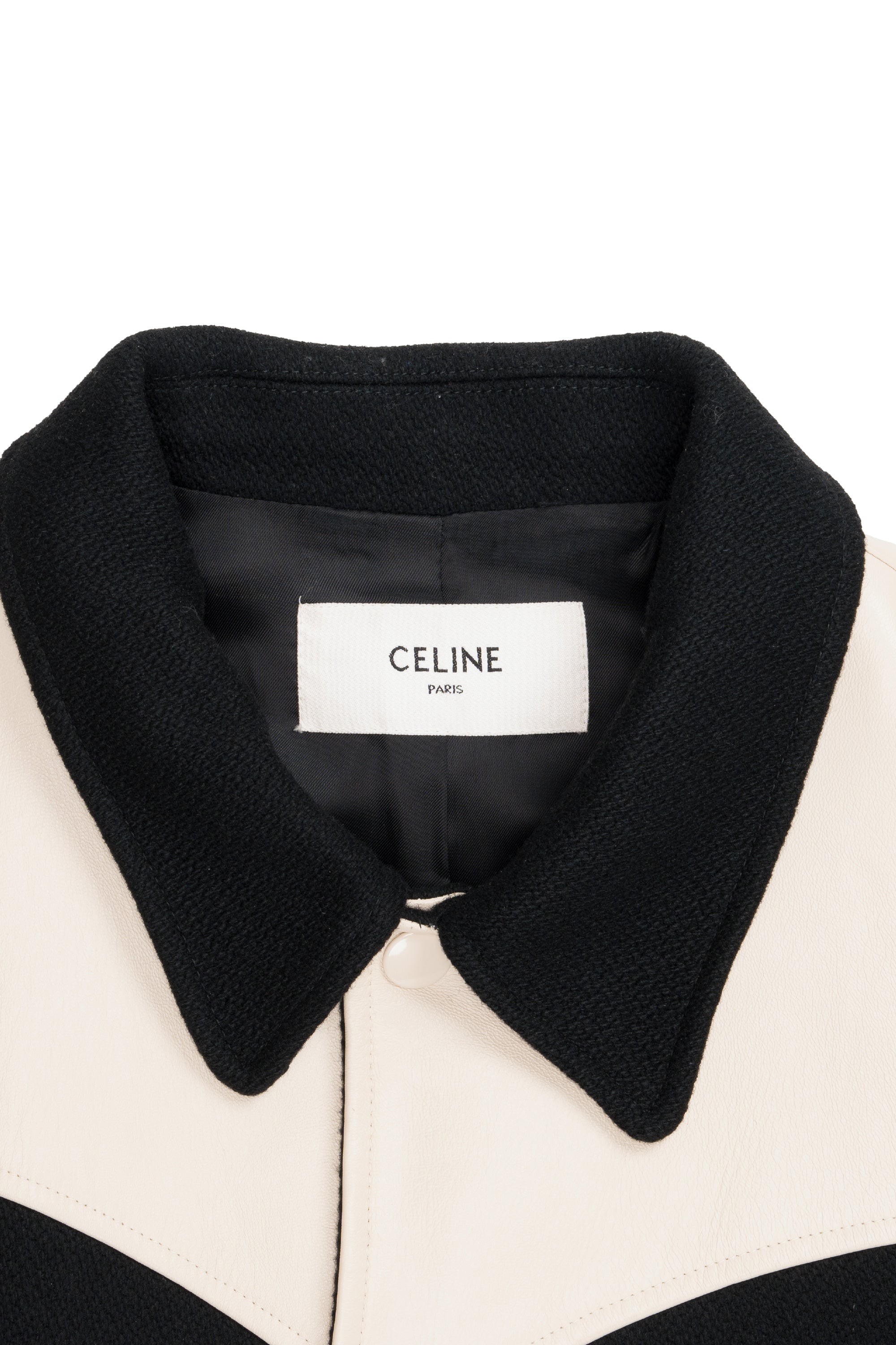 Jack Teddy Western Varsity Jacket Black