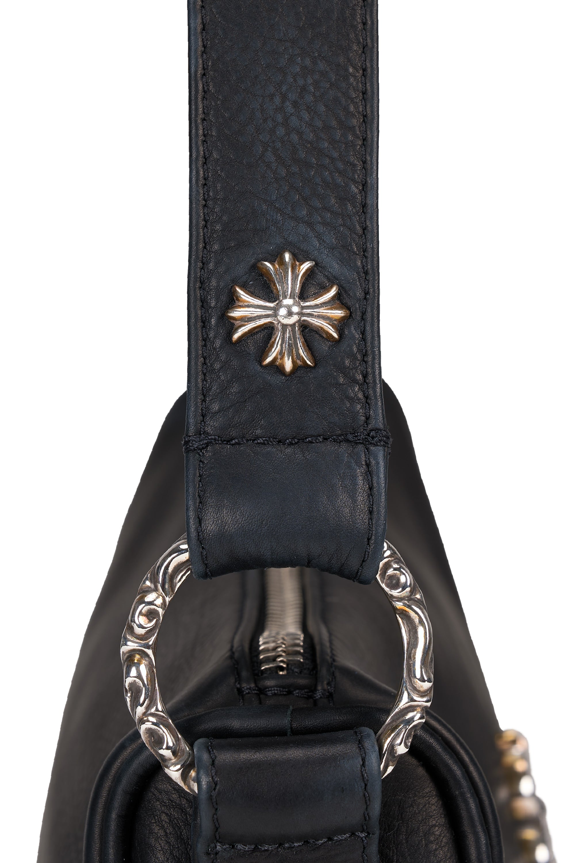 Hobo Leather Bag Black