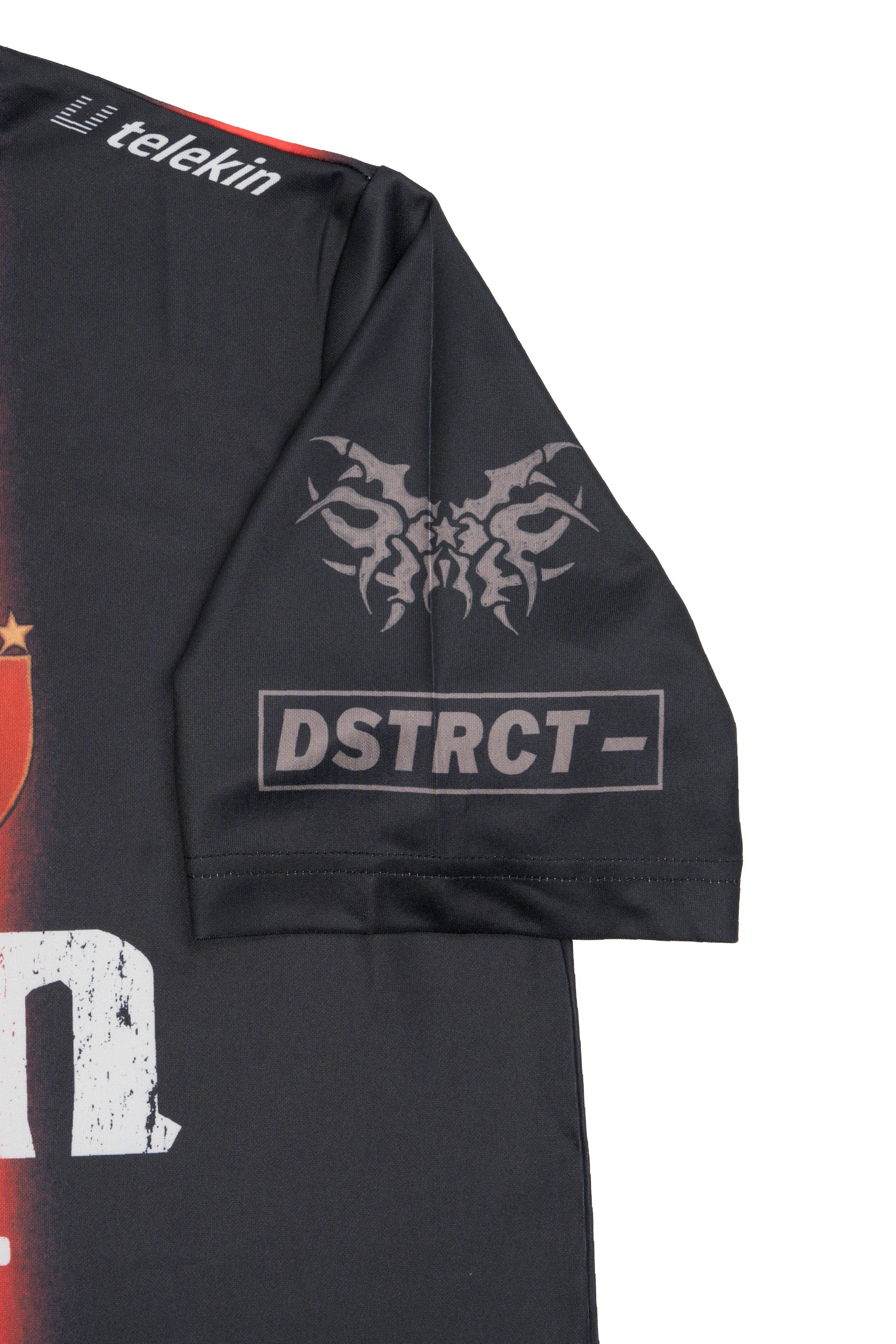 Italy Soccer Jersey Black/Red