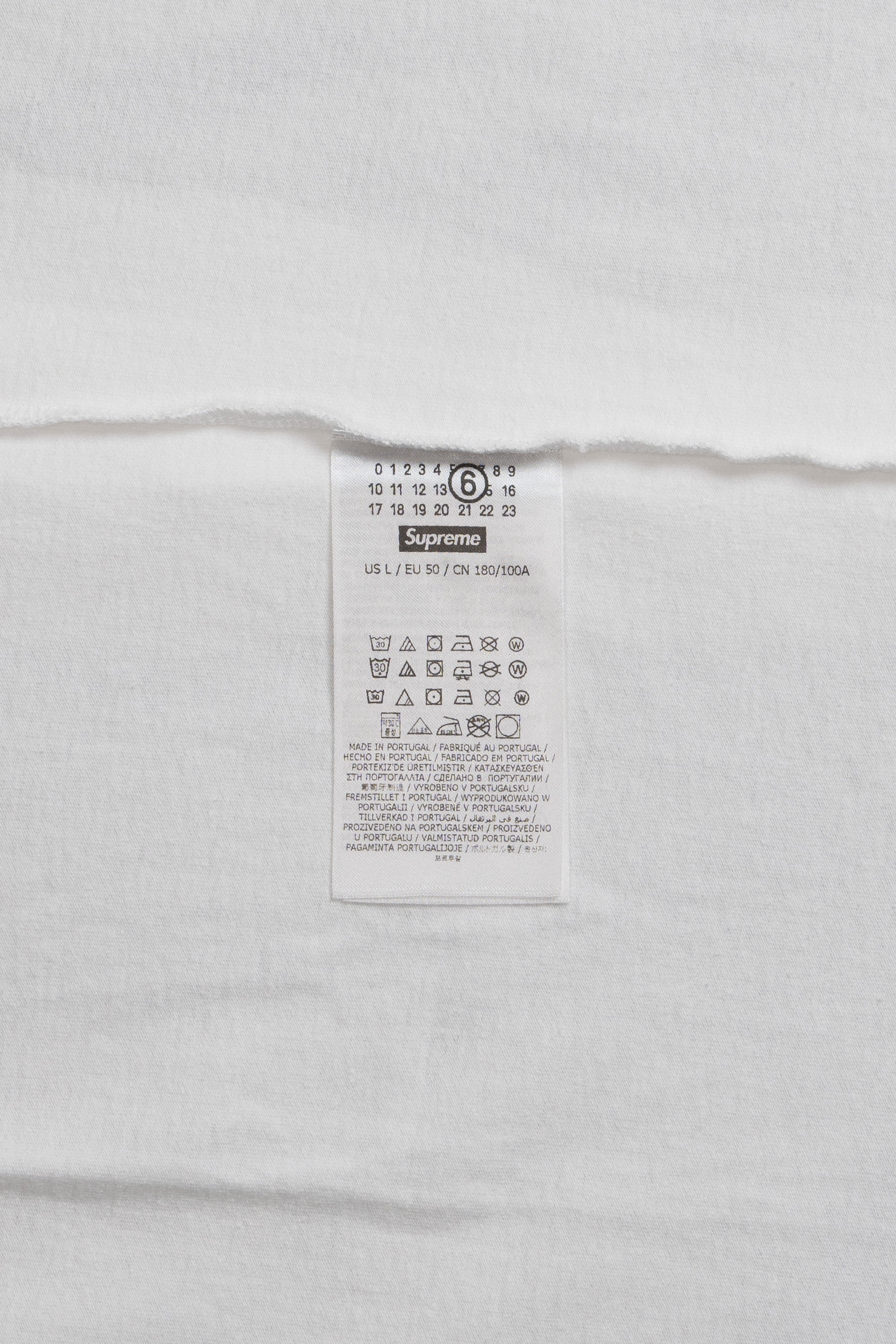 Margiela Box Logo Tee White