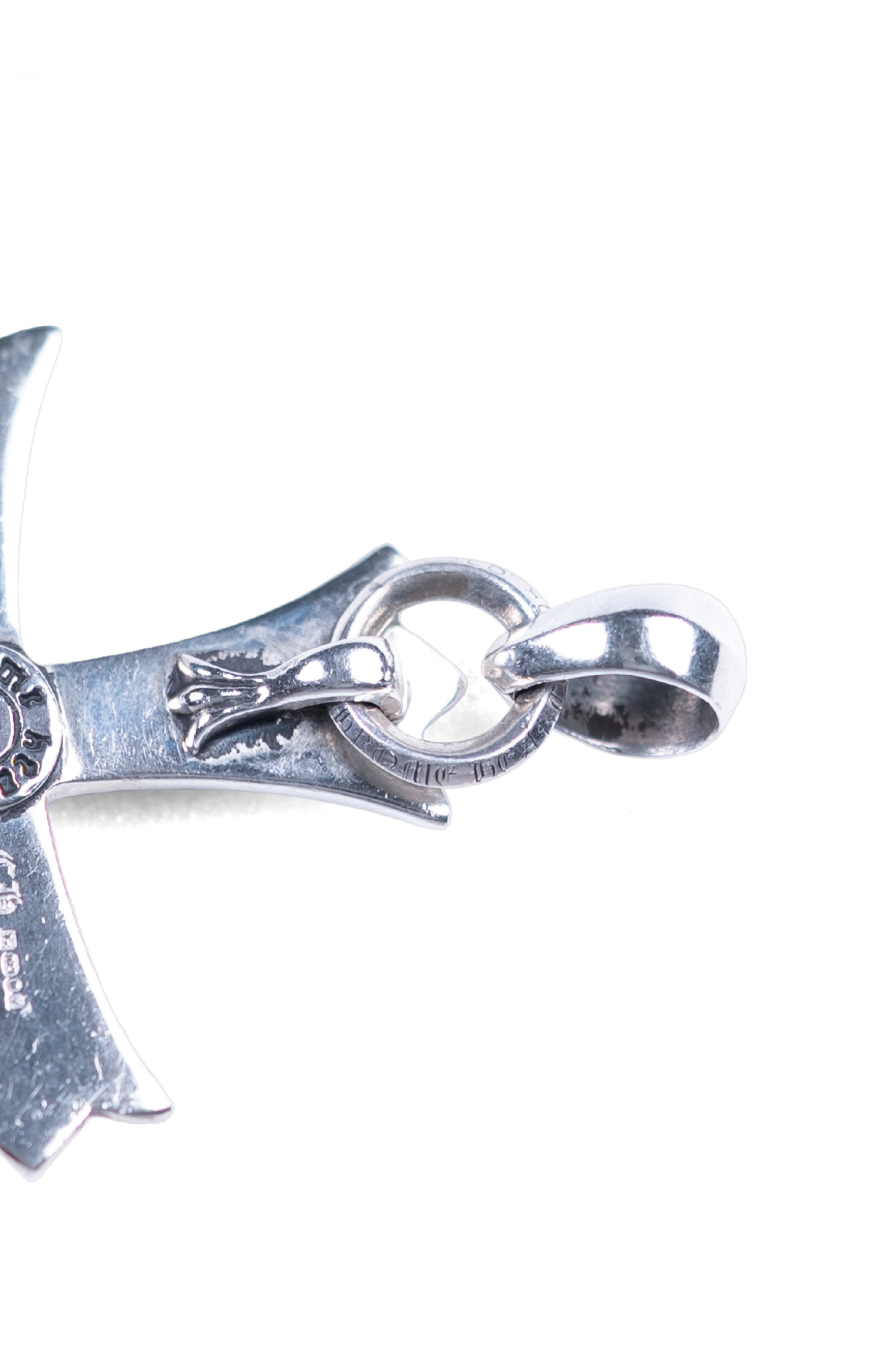 Large CH Cross with Bale Pendant