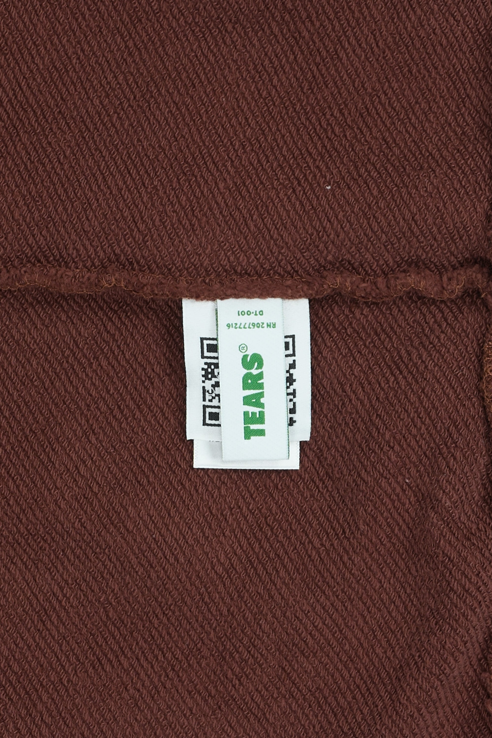 Mono Cotton Wreath Hoodie Brown