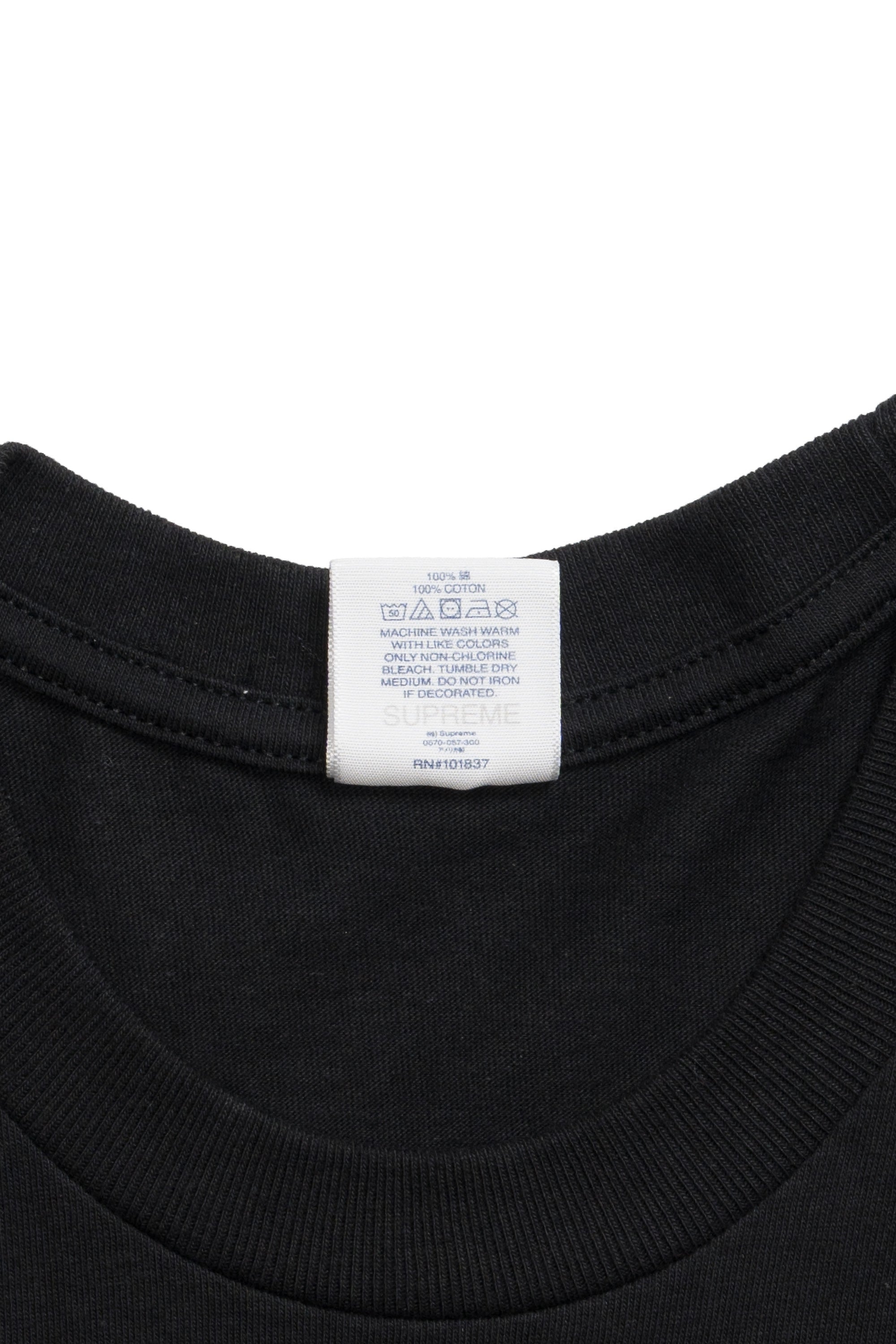 Steadman Box Logo Tee Black
