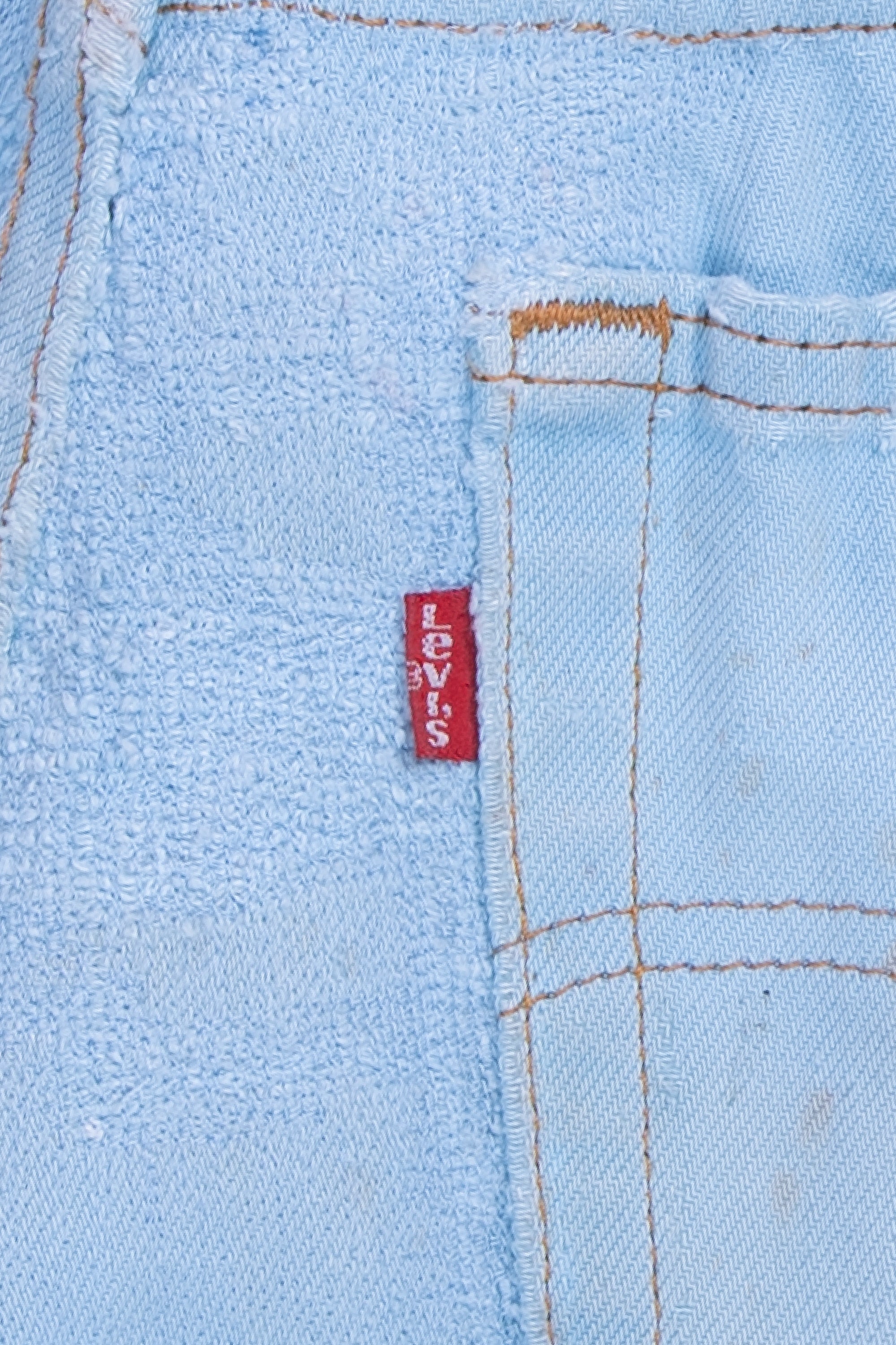 Levi's 501 Miami Cross Patch Jeans Light Blue