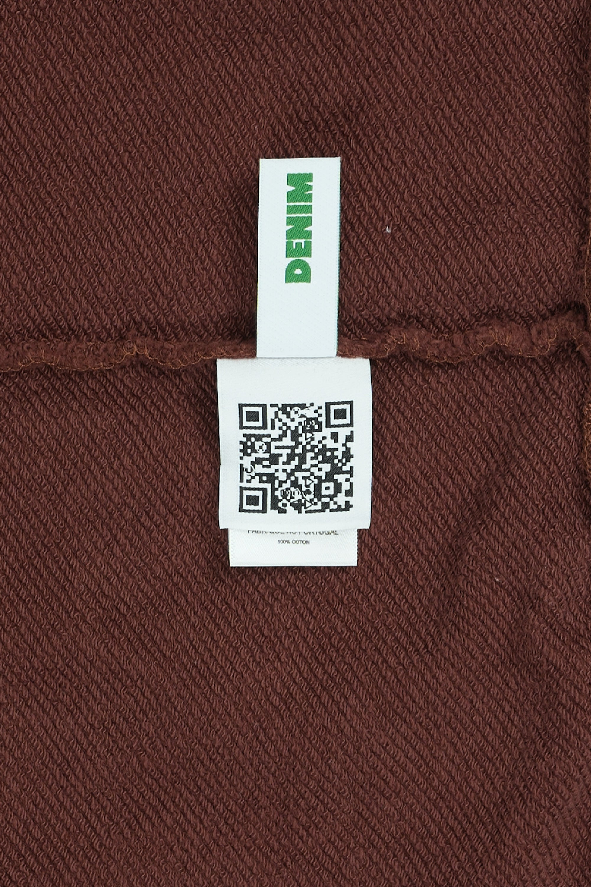 Mono Cotton Wreath Hoodie Brown