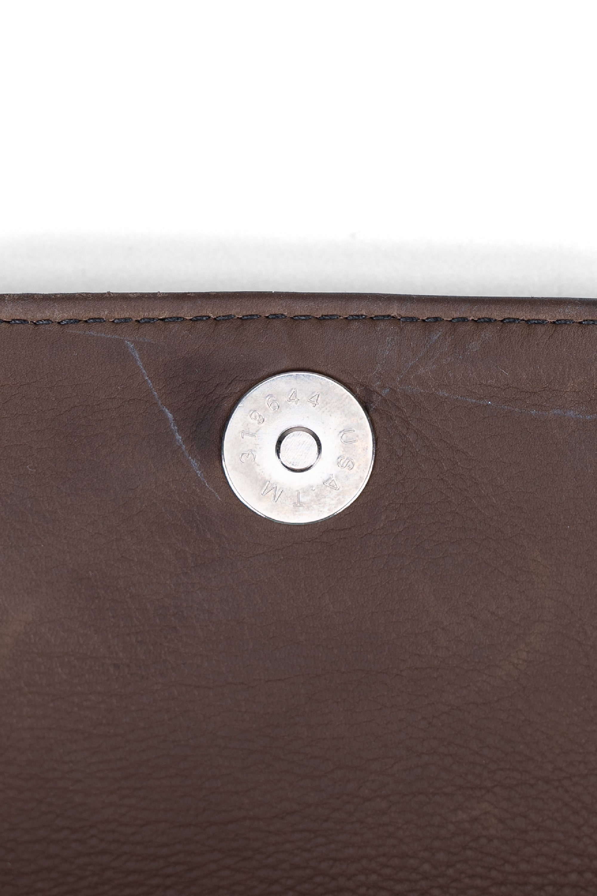 Hot Pot Leather Bag Brown