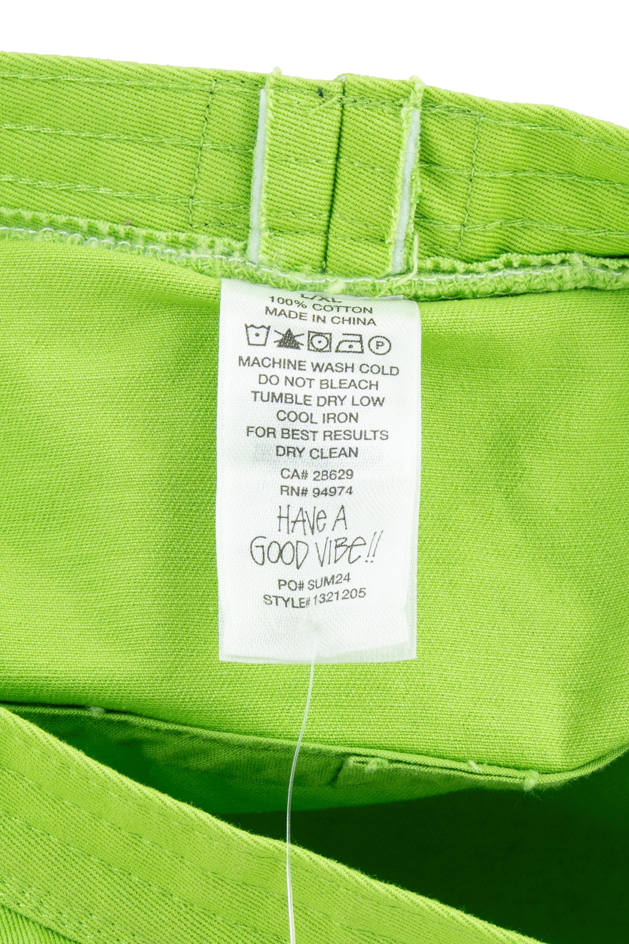 Applique Crown Bucket Hat Lime