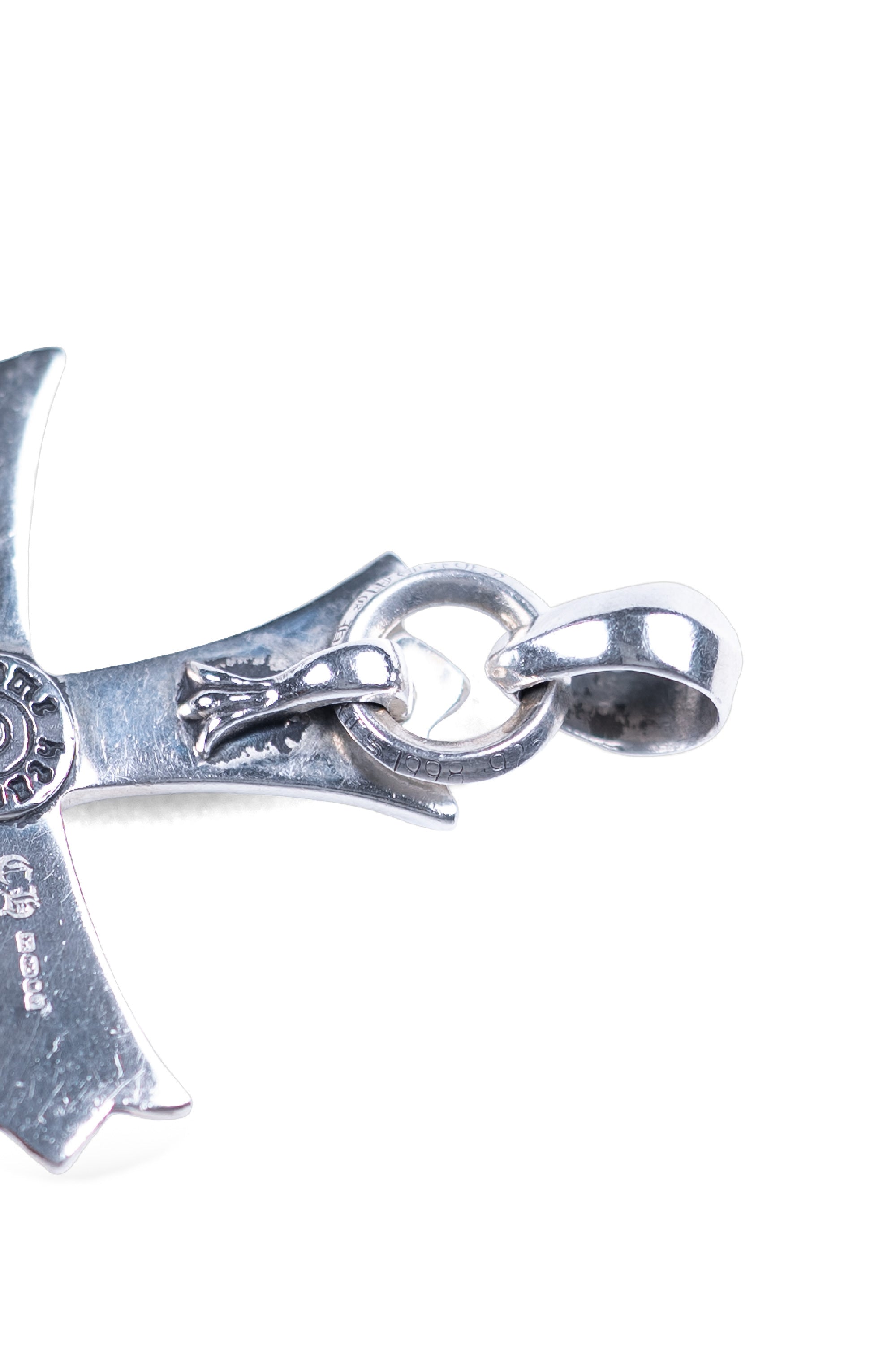 Large CH Cross with Bale Pendant