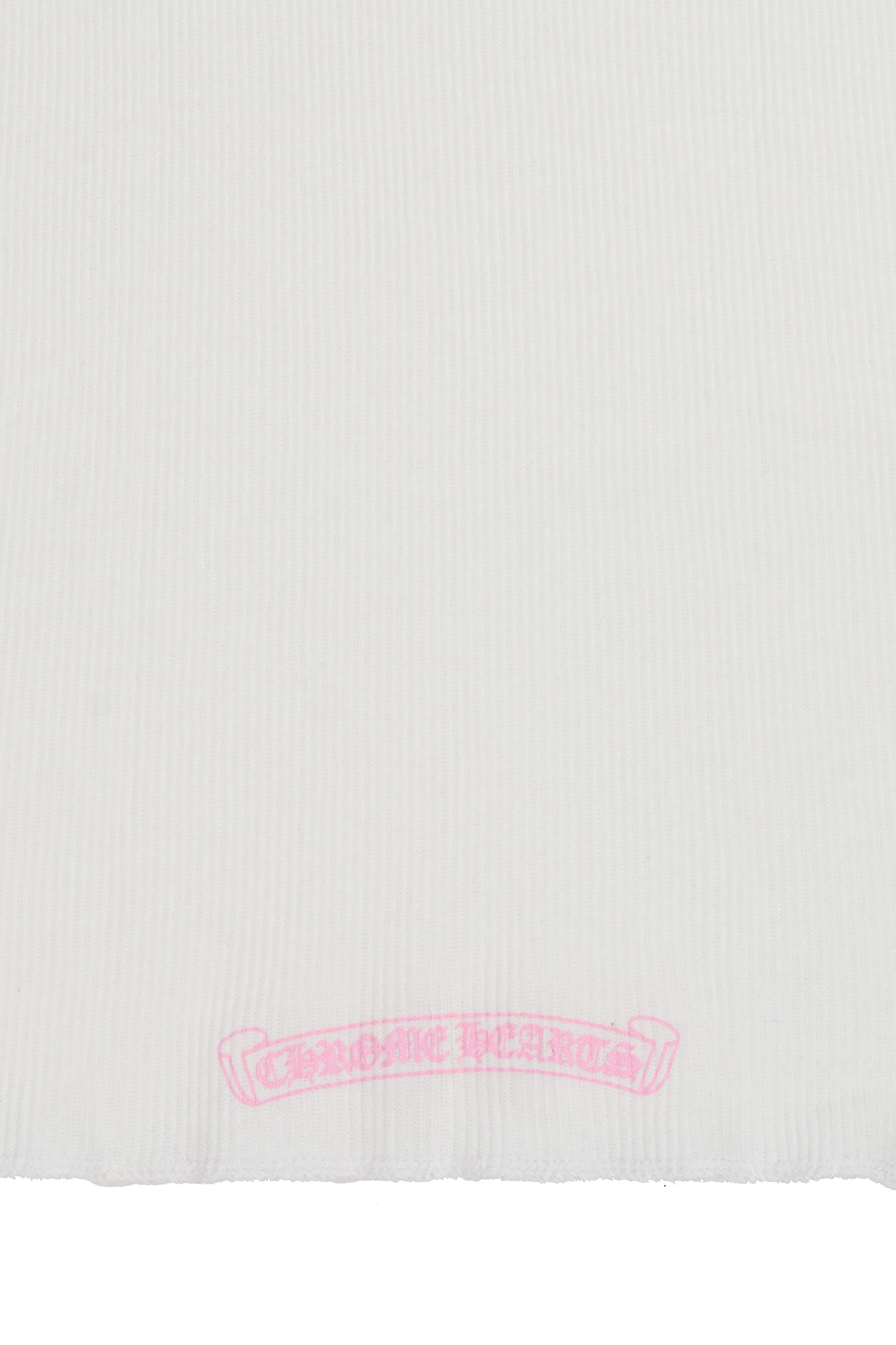 T-Bar, Vertical Logo Tank Top White/Pink