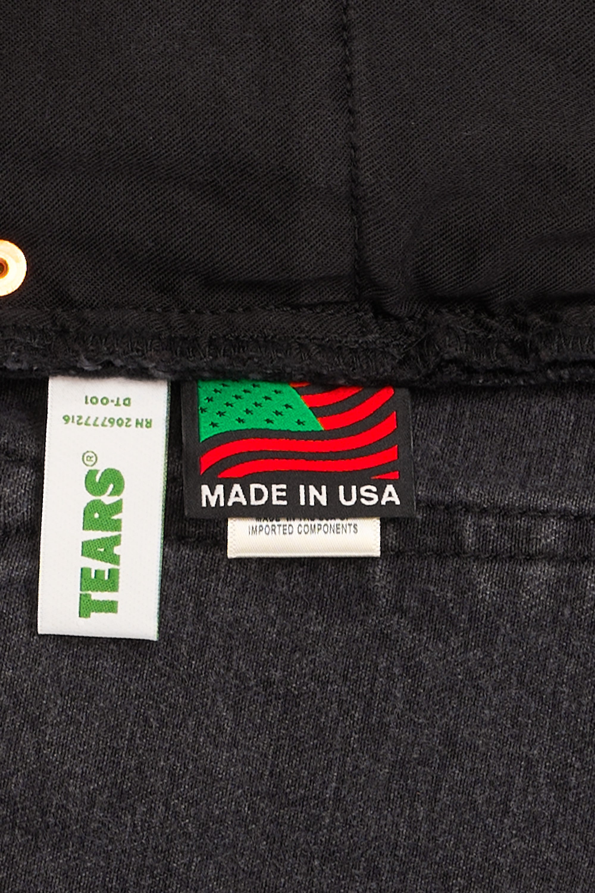 Mono Cotton Wreath Denim Shorts Black